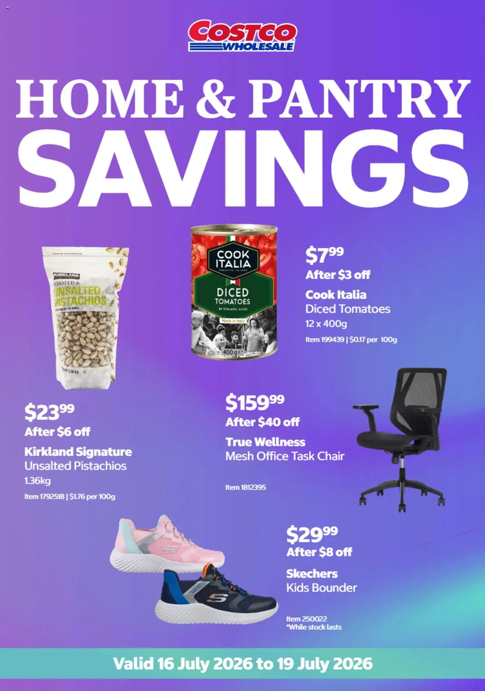 Costco catalogue from 16/07/2026 Costco Home & Pantry Savings