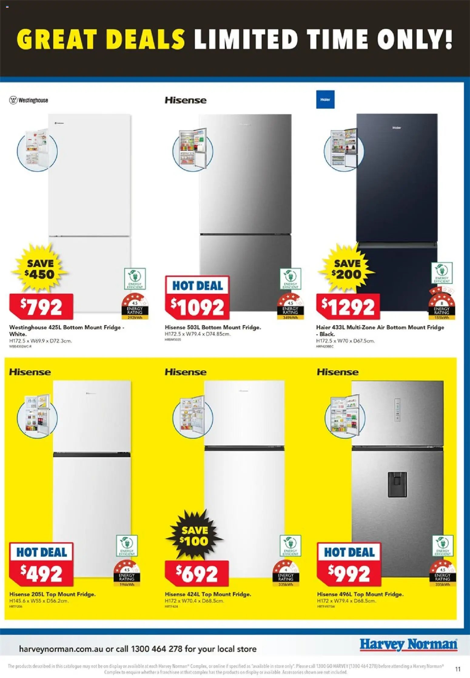 Harvey Norman catalogue from 04/06/2026 Harvey Norman Electrical Clearance