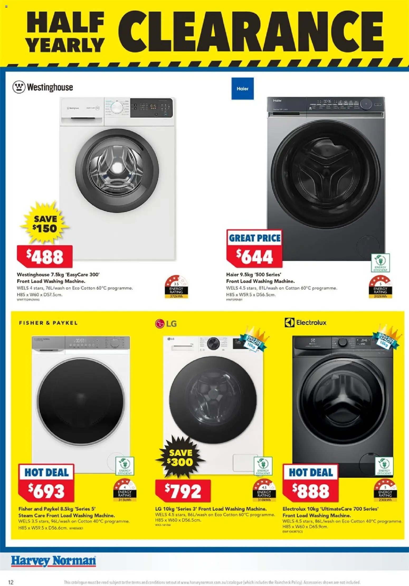 Harvey Norman catalogue from 04/06/2026 Harvey Norman Electrical Clearance