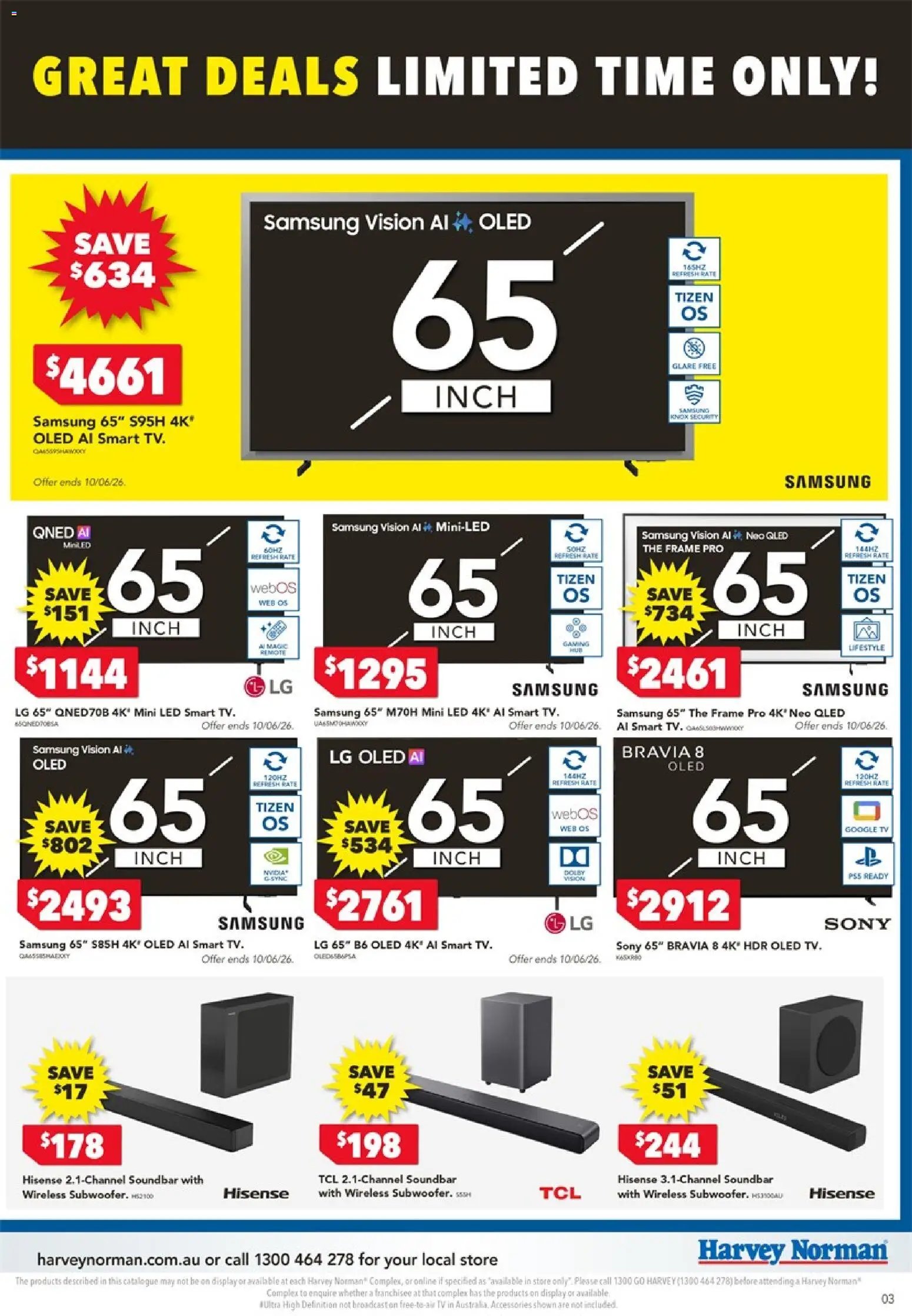 Harvey Norman catalogue from 04/06/2026 Harvey Norman Electrical Clearance