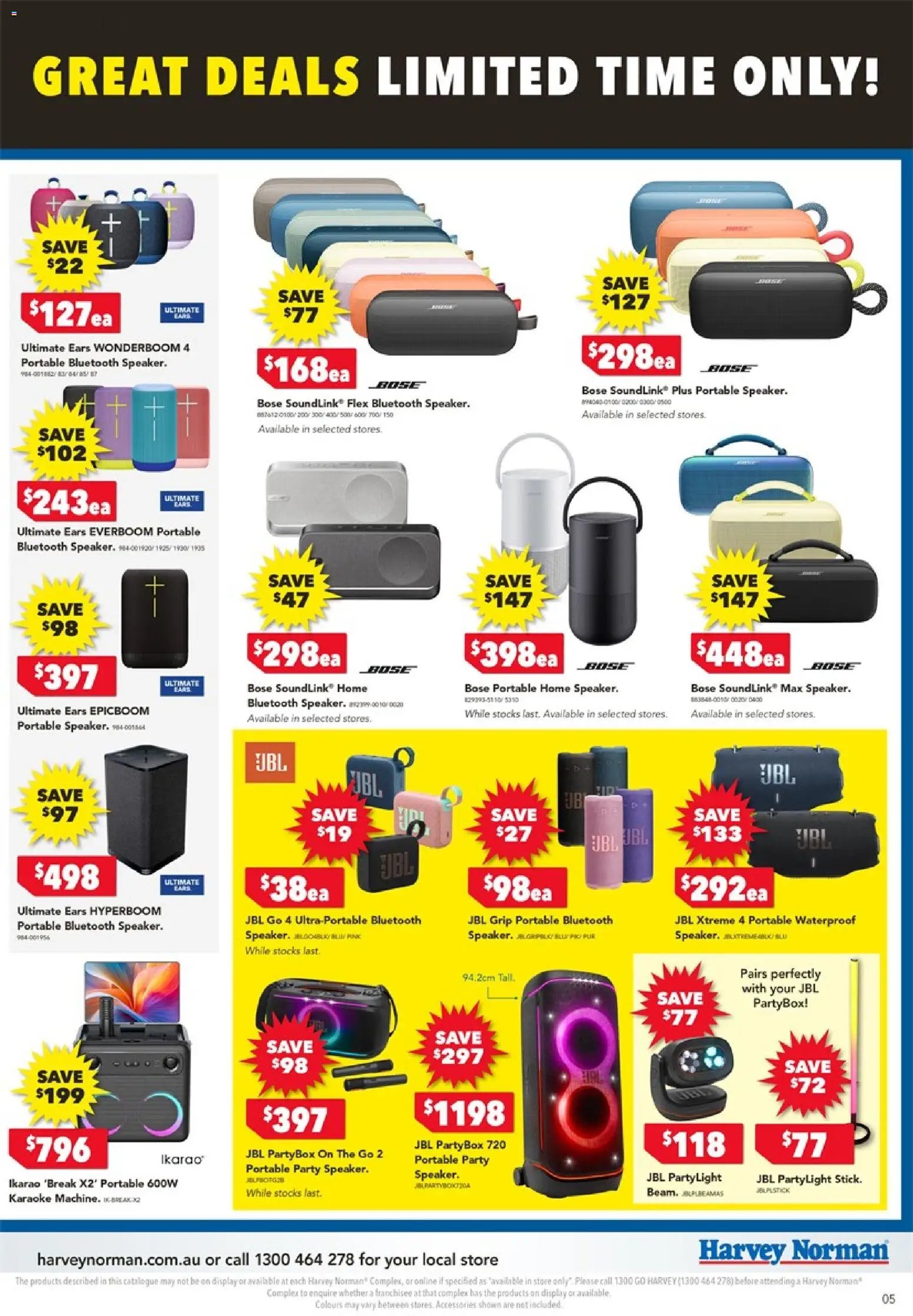 Harvey Norman catalogue from 04/06/2026 Harvey Norman Electrical Clearance