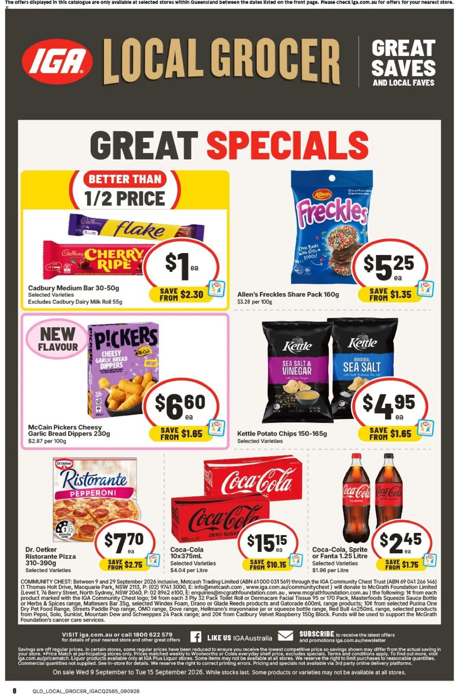 IGA catalogue from 09/09/2026 IGA catalogue South Brisbane