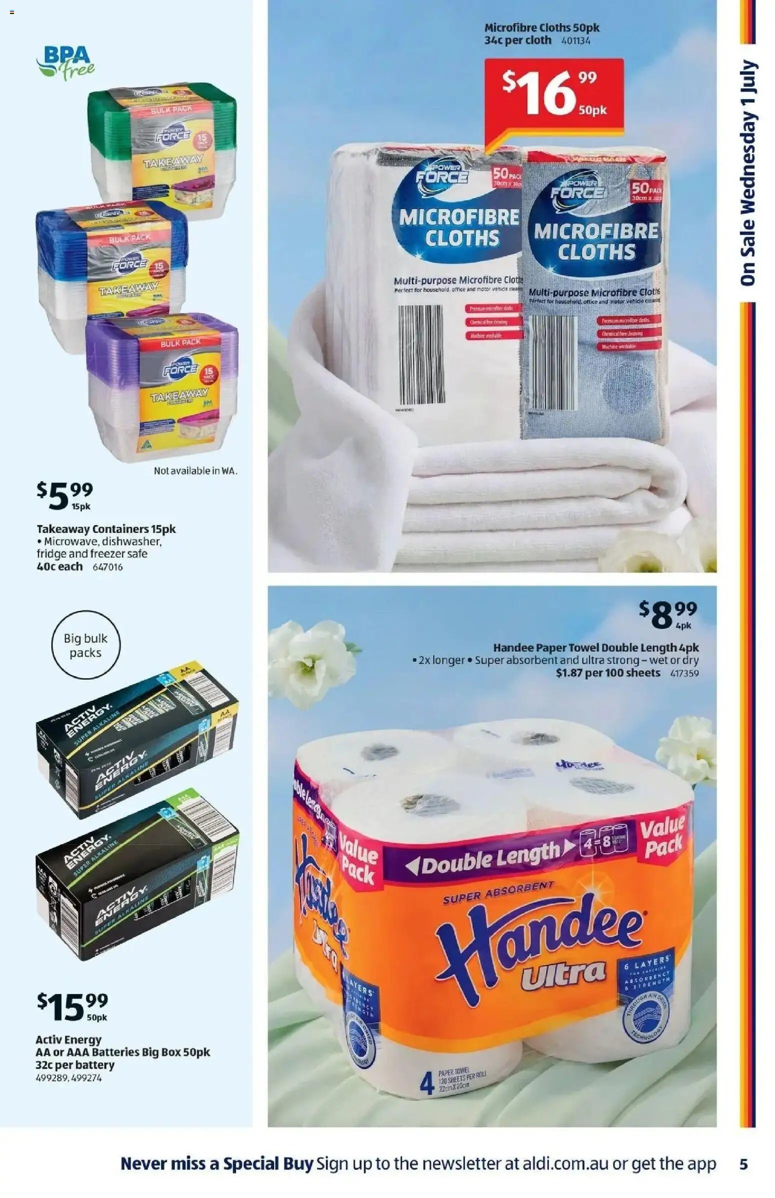 Aldi catalogue from 01/07/2026 Aldi - Special Buys NSW