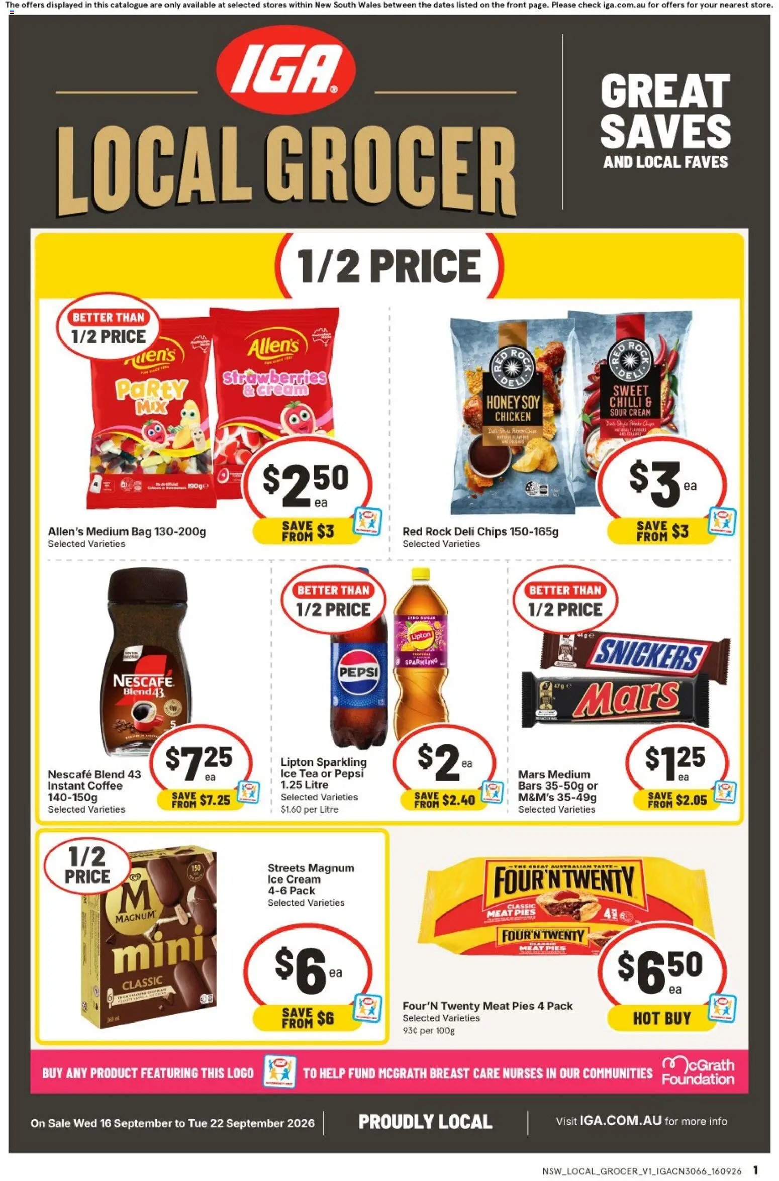 IGA catalogue from 16/09/2026 IGA catalogue Enmore