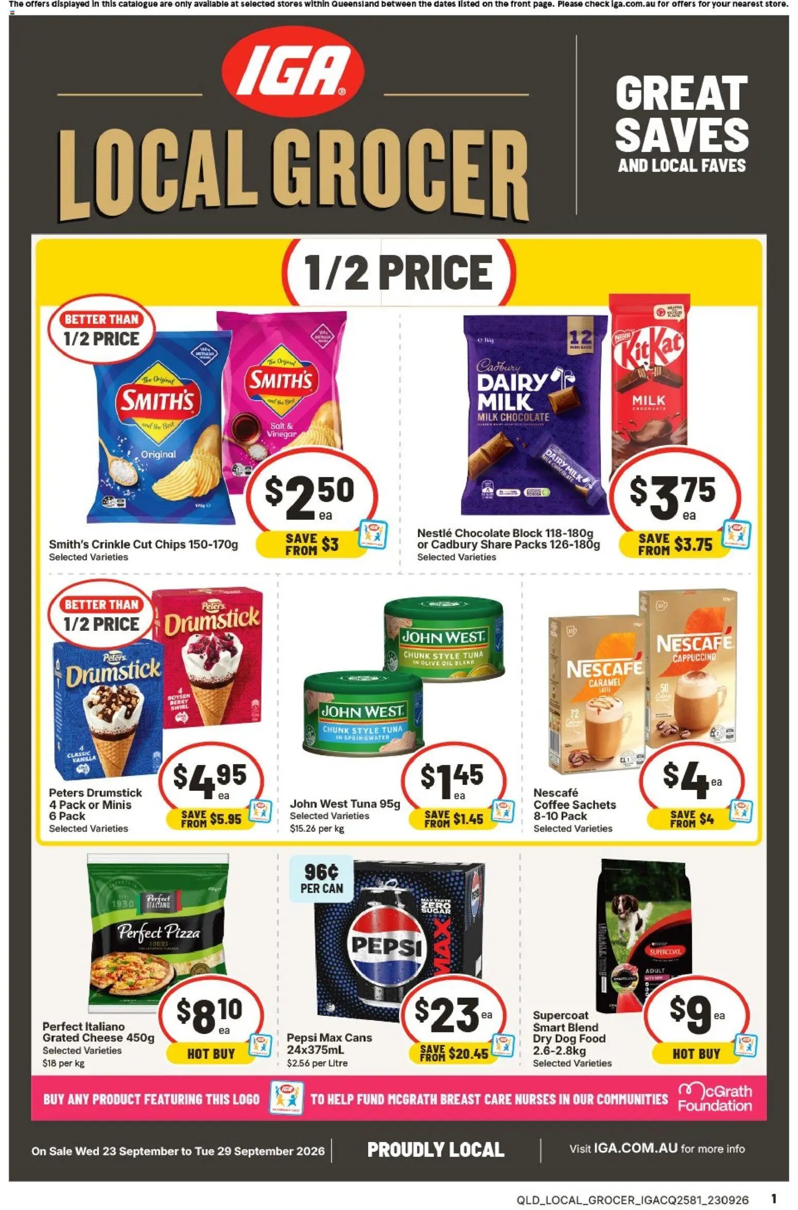 IGA catalogue from 23/09/2026 IGA Local Groce South Brisbane