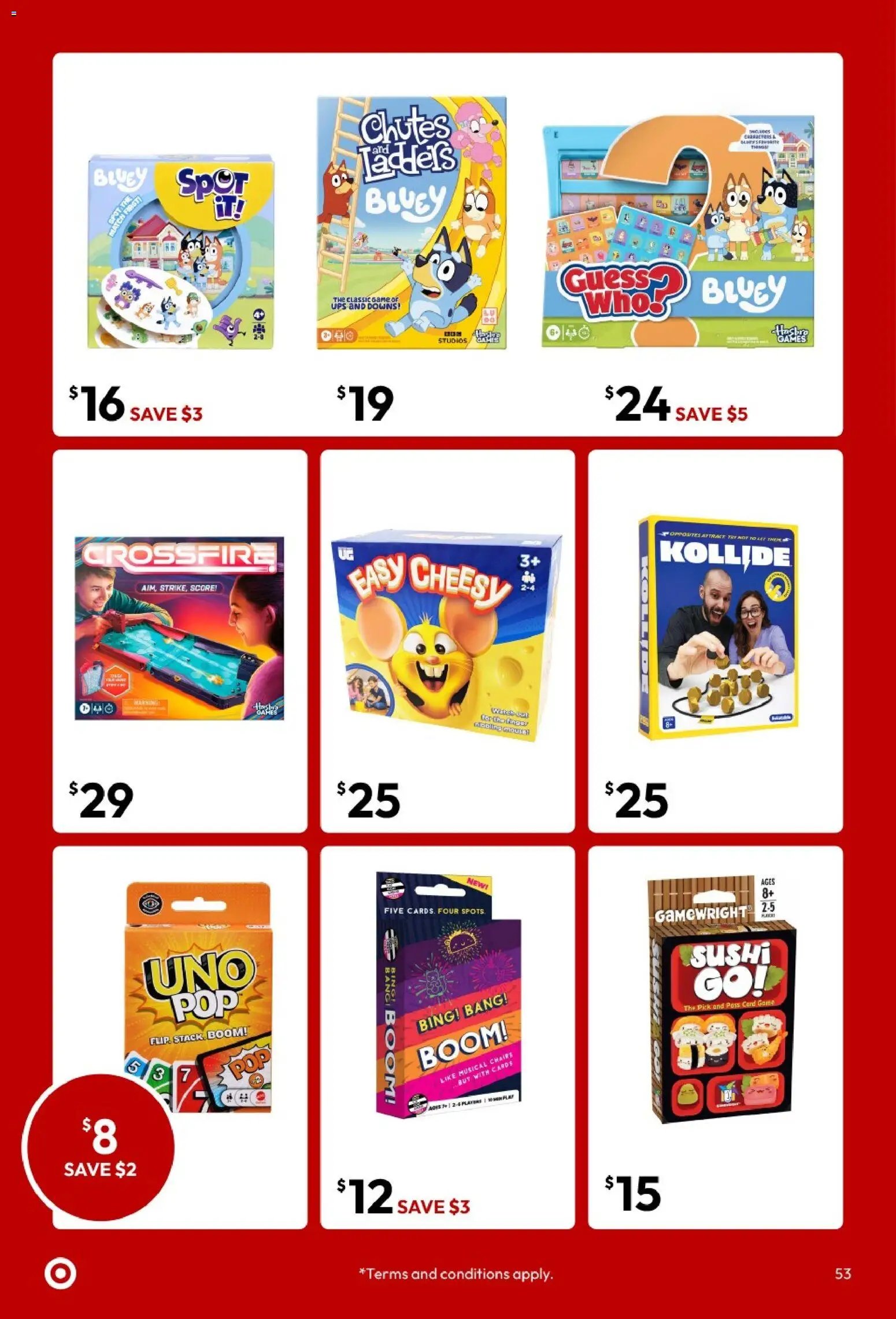 Target catalogue from 17/09/2026 Target catalogue