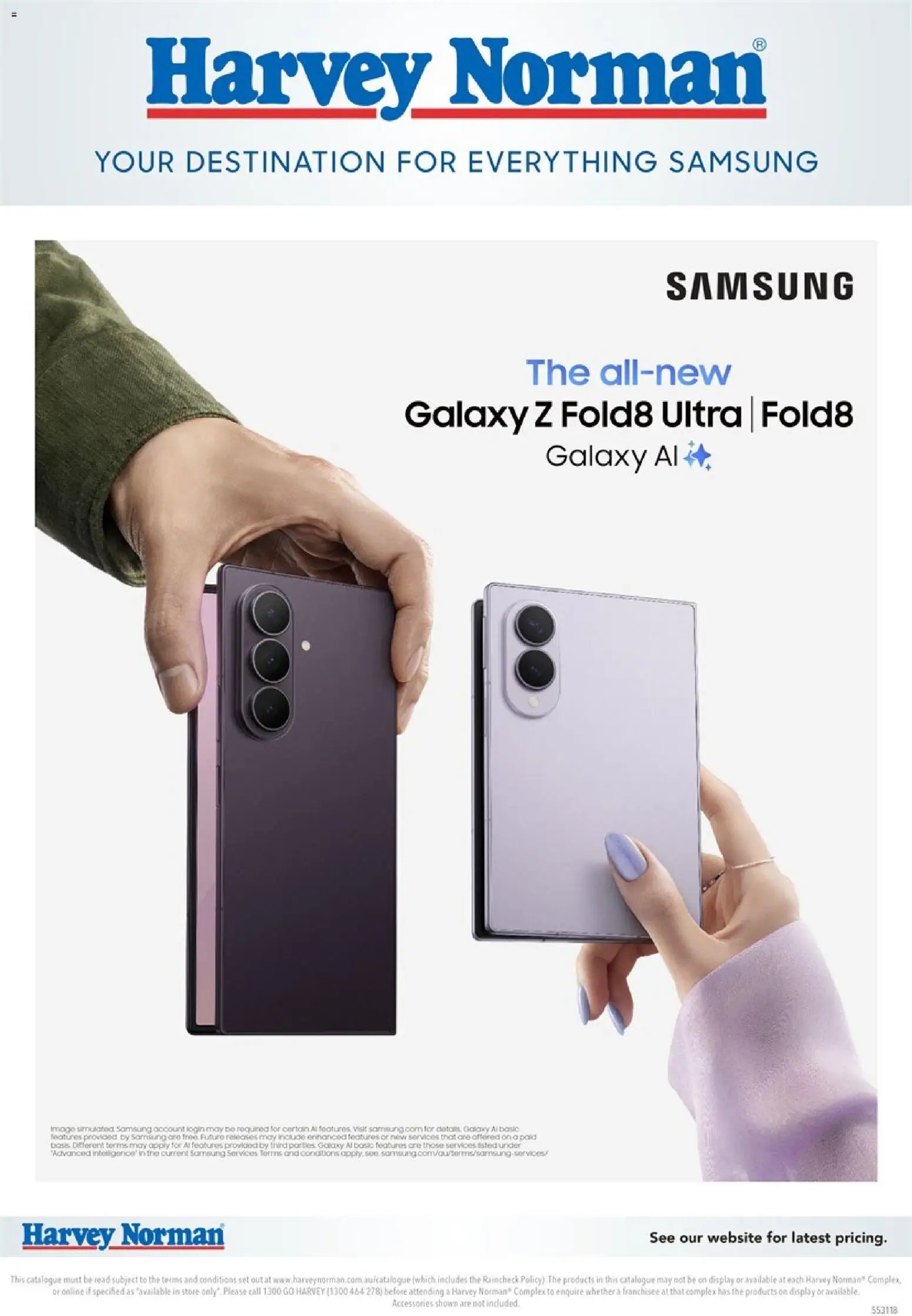 Harvey Norman catalogue from 28/07/2026 Harvey Norman Samsung Pre-Order 2026’