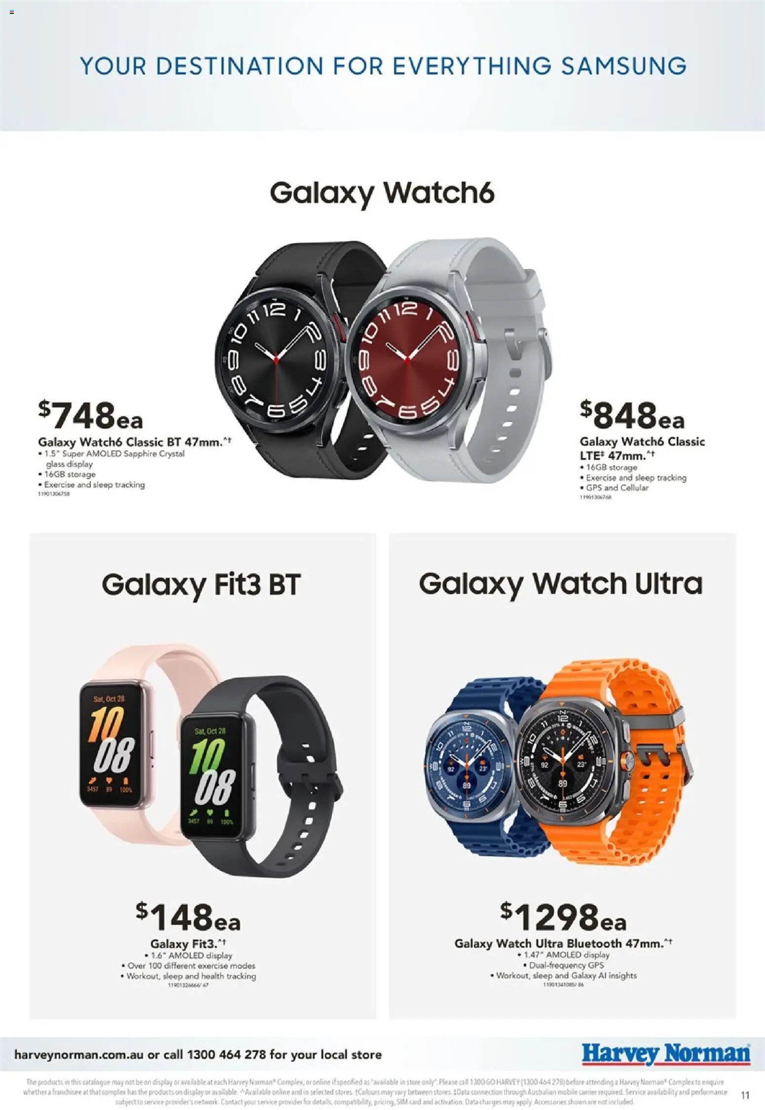 Harvey Norman catalogue from 28/07/2026 Harvey Norman Samsung Pre-Order 2026’