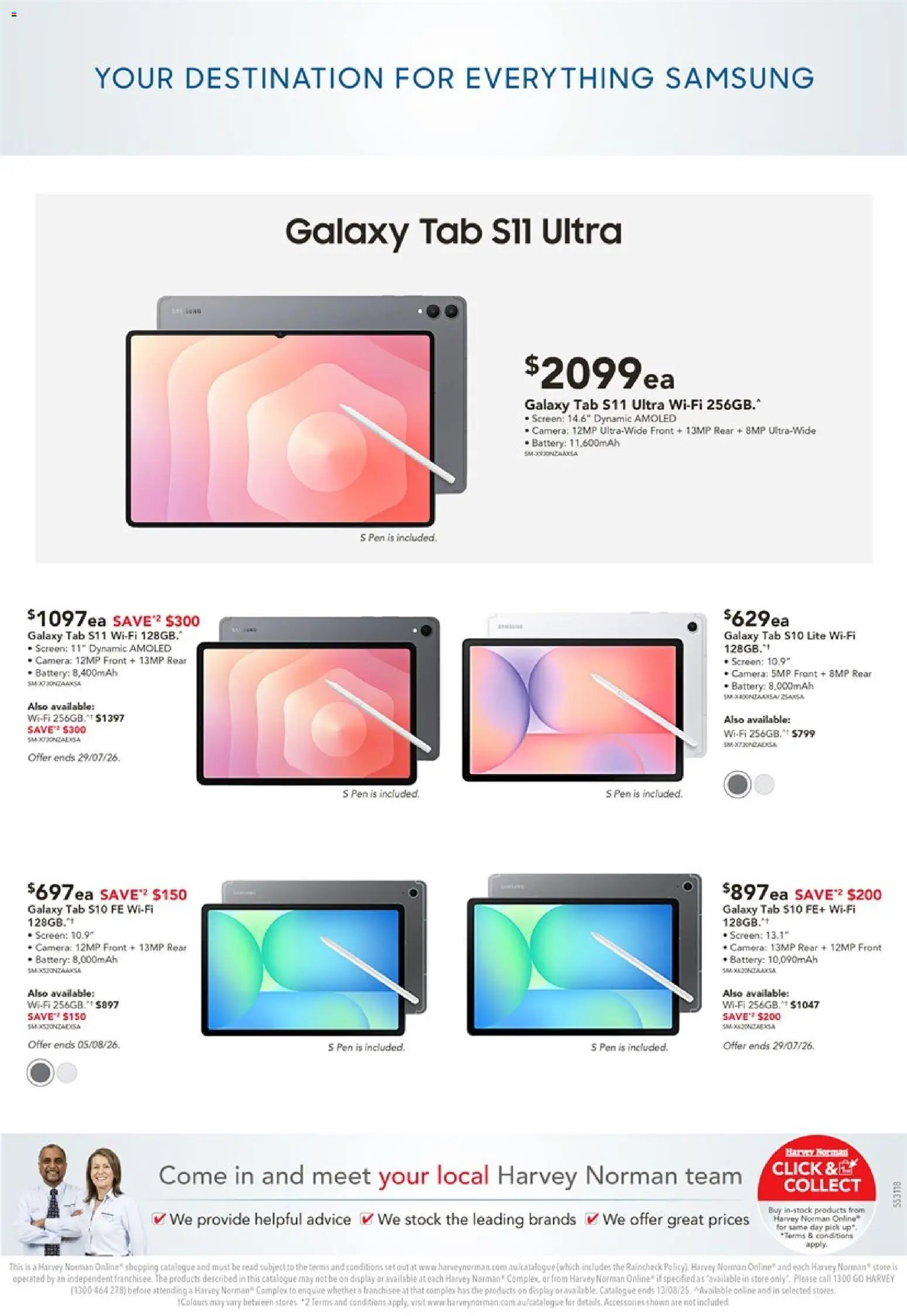 Harvey Norman catalogue from 28/07/2026 Harvey Norman Samsung Pre-Order 2026’