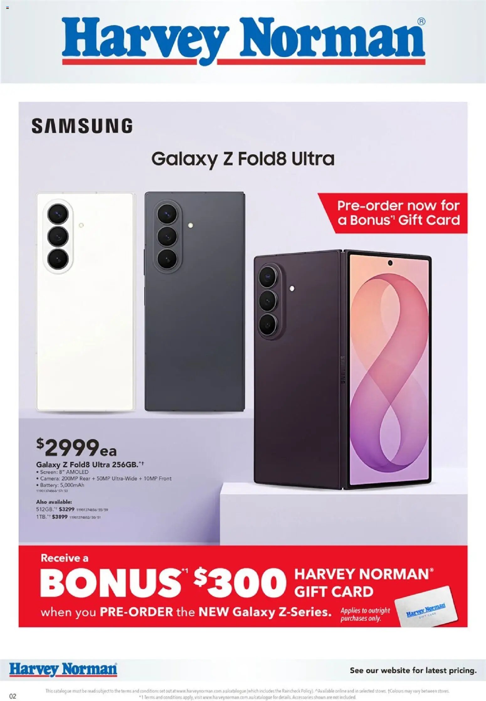 Harvey Norman catalogue from 28/07/2026 Harvey Norman Samsung Pre-Order 2026’