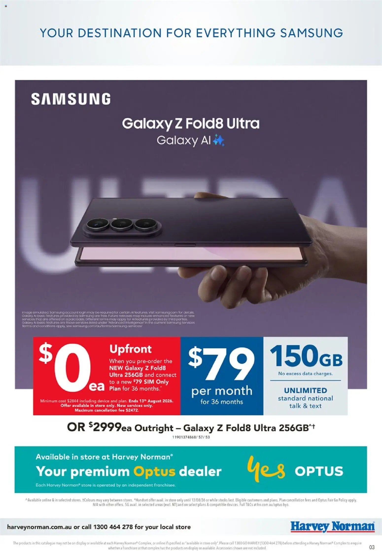 Harvey Norman catalogue from 28/07/2026 Harvey Norman Samsung Pre-Order 2026’