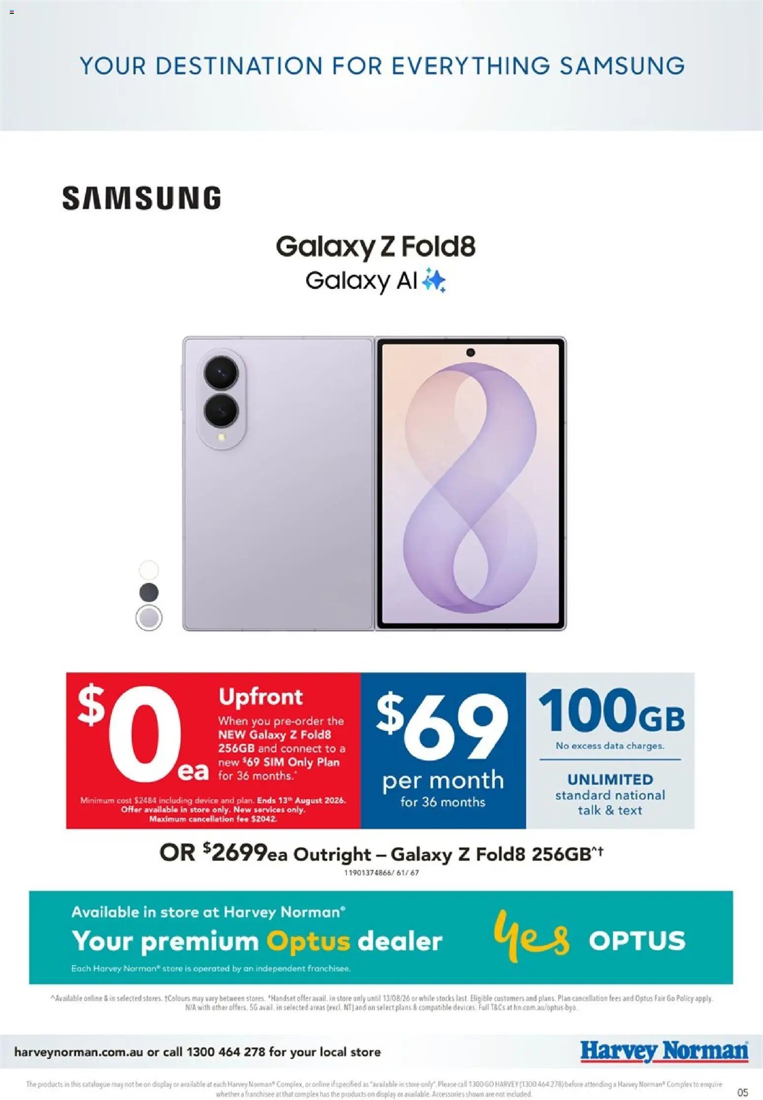 Harvey Norman catalogue from 28/07/2026 Harvey Norman Samsung Pre-Order 2026’