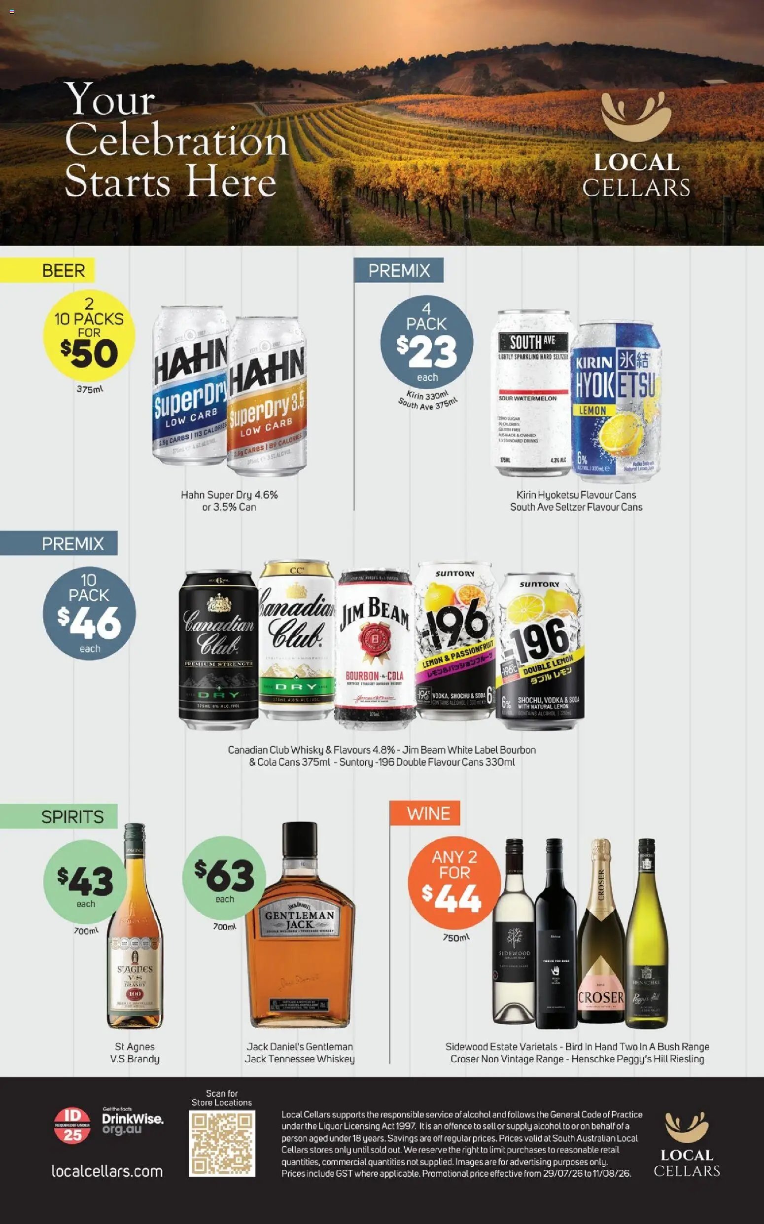 Foodland catalogue from 29/07/2026 Foodland Local cellars