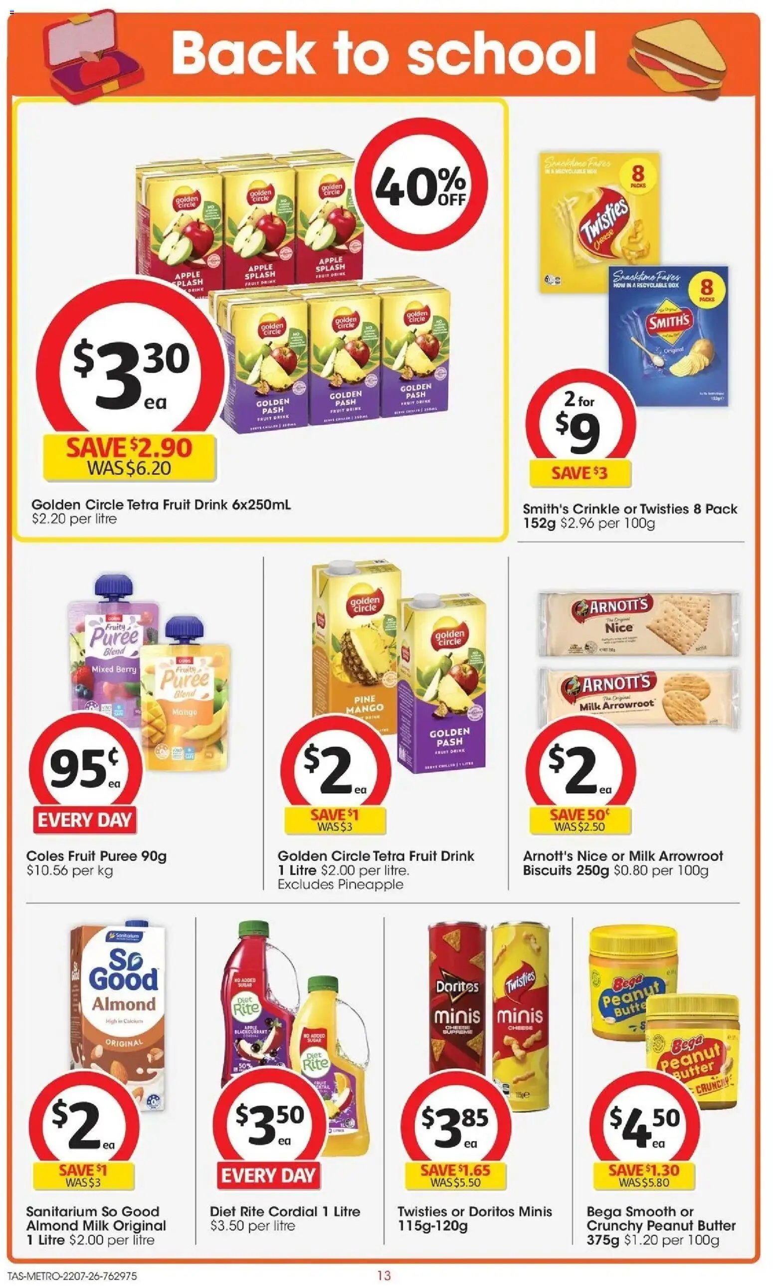 Coles catalogue from 22/07/2026 Coles catalogue TAS