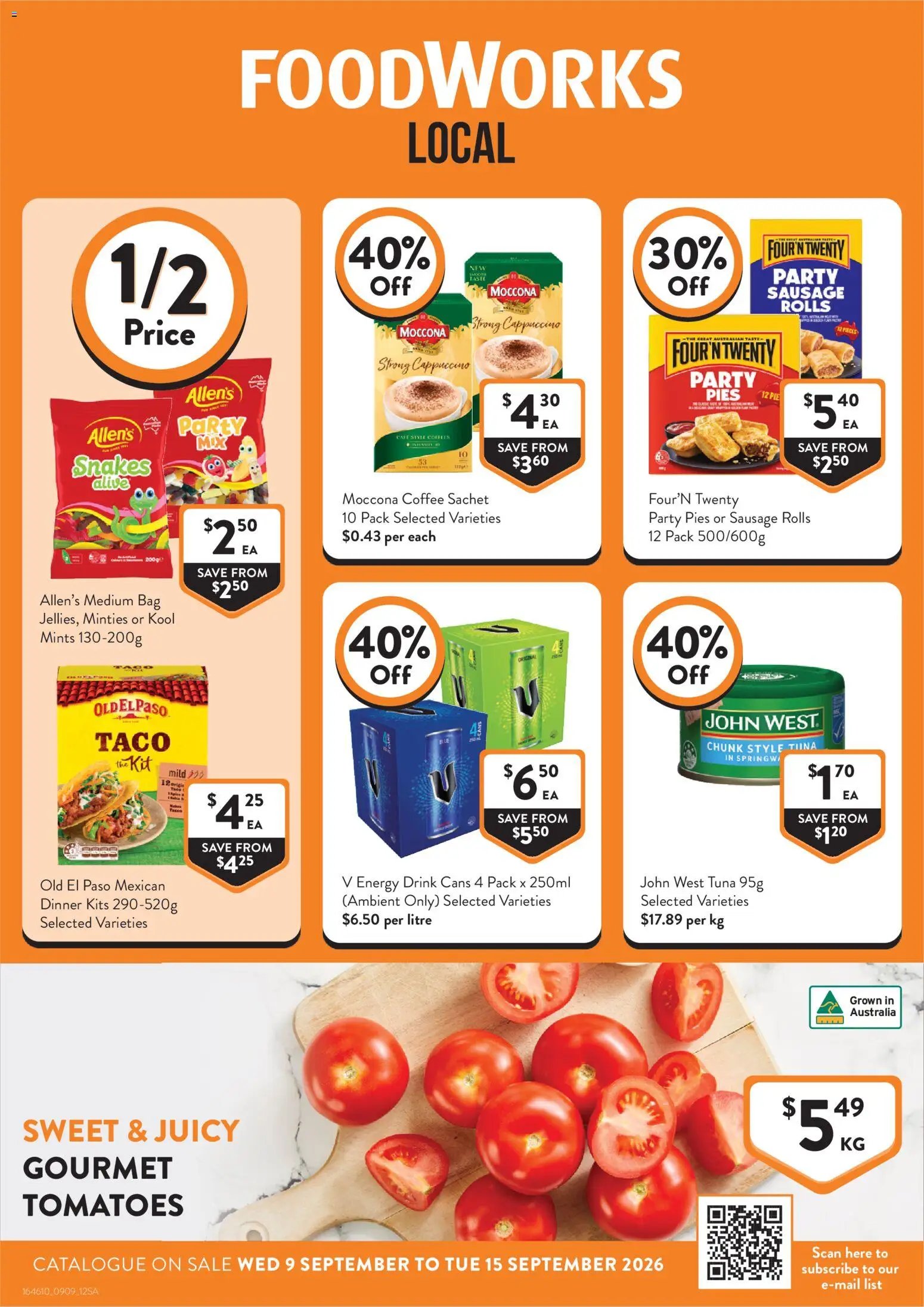Foodworks catalogue from 09/09/2026 Foodworks catalogue SA