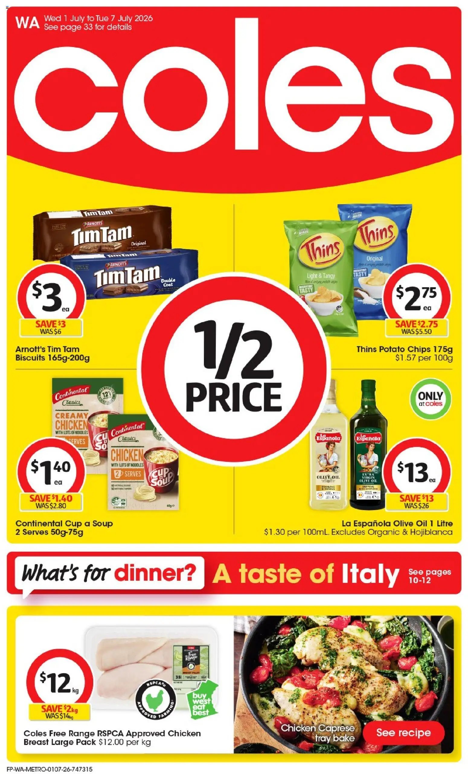 Coles catalogue from 01/07/2026 Coles catalogue WA