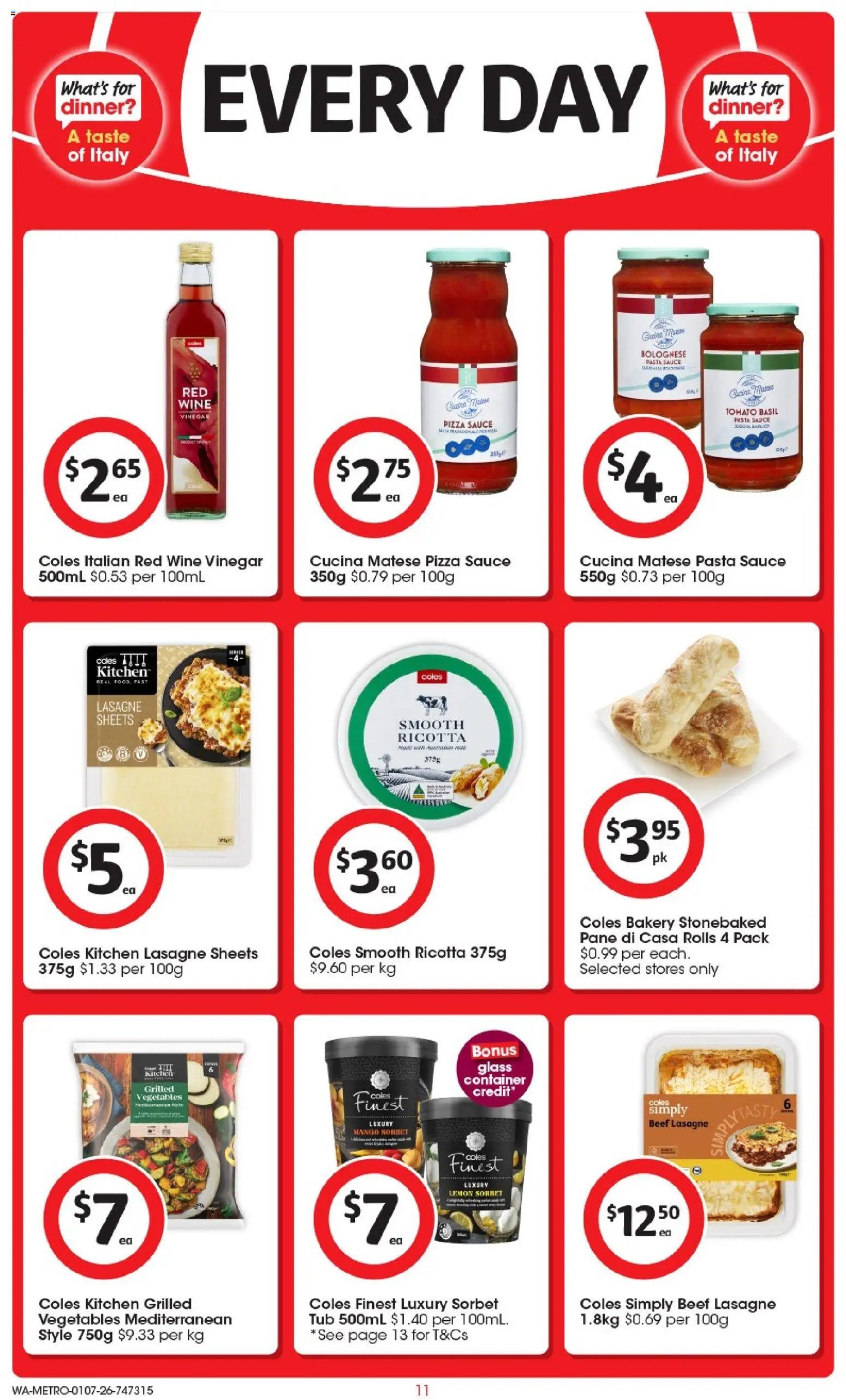Coles catalogue from 01/07/2026 Coles catalogue WA