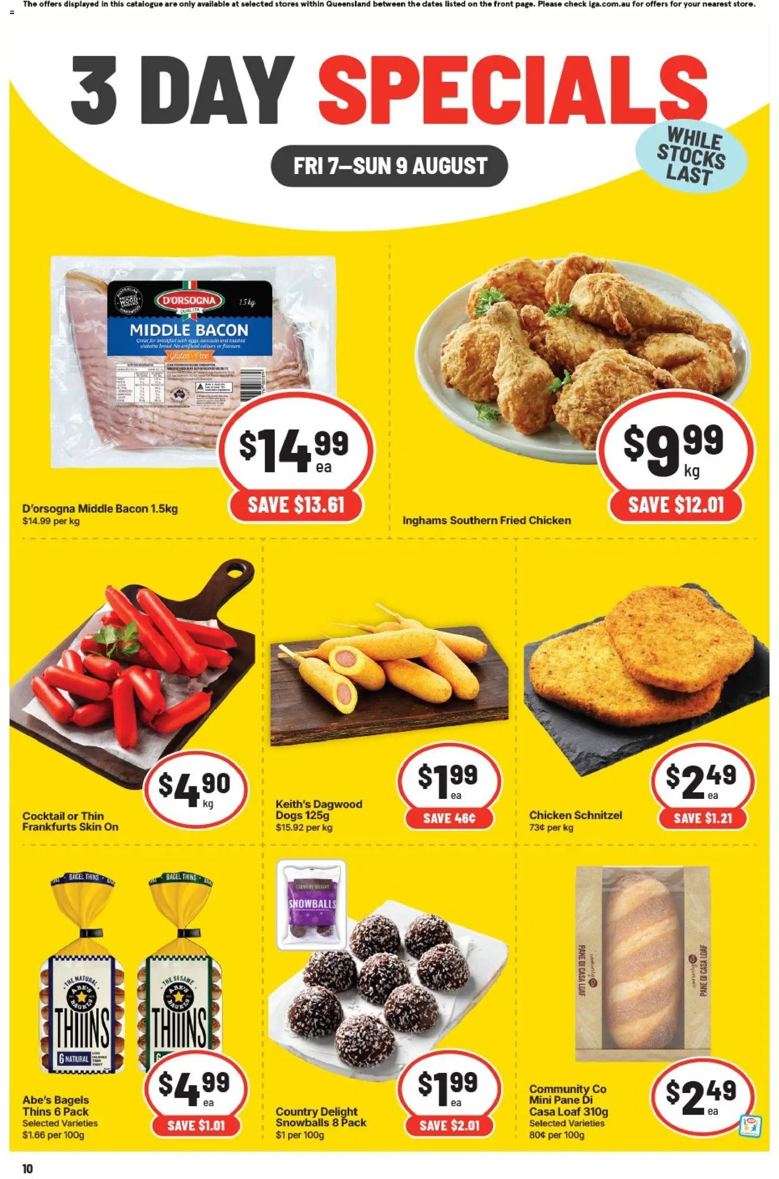 IGA catalogue from 07/08/2026 IGA 3 Day Specials