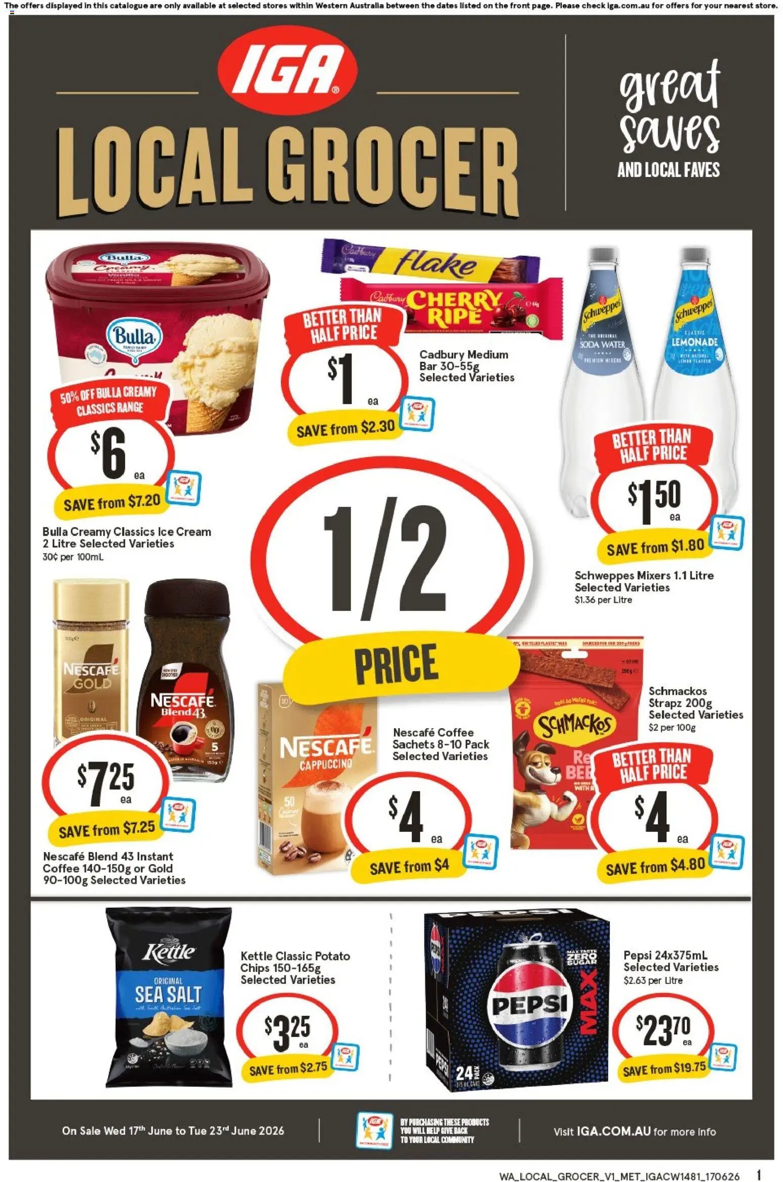 IGA catalogue from 17/06/2026 IGA Local Grocer WA