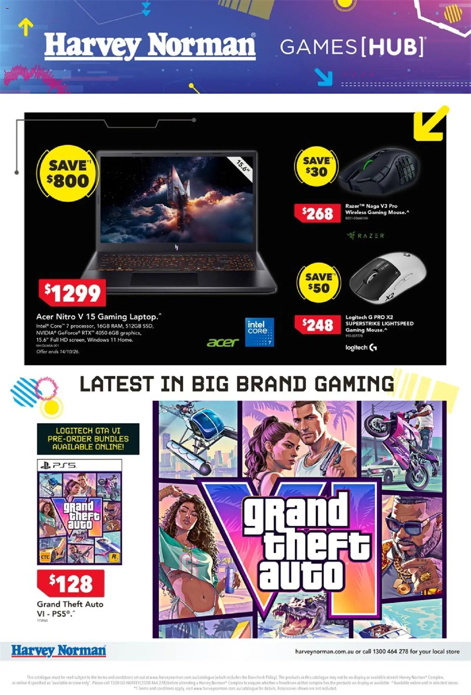 Harvey Norman catalogue from 01/10/2026 Harvey Norman Gaming