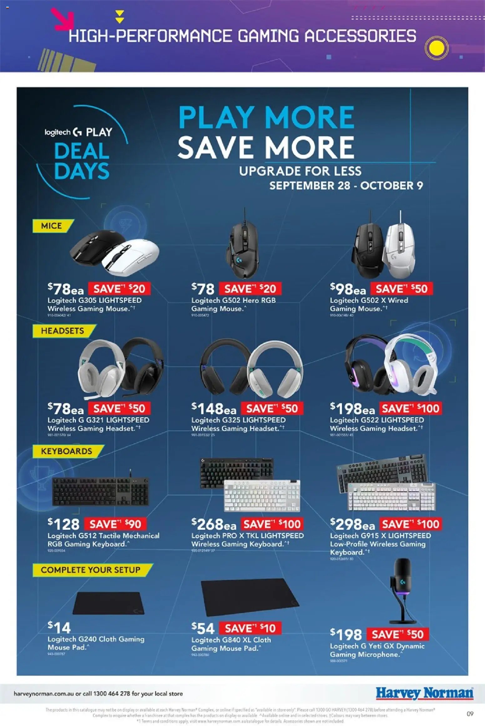 Harvey Norman catalogue from 01/10/2026 Harvey Norman Gaming