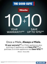 The Good Guys catalogue from 01/06/2026 The Good Guys Miele