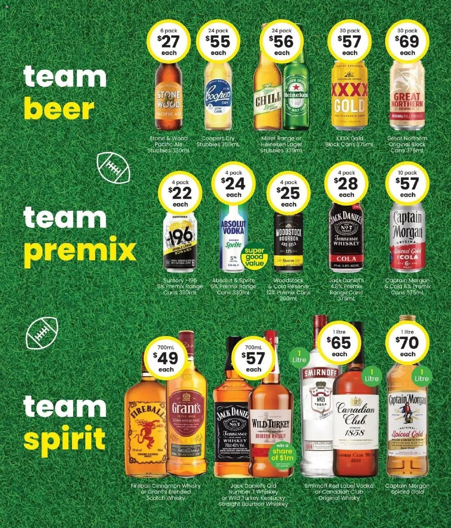 The Bottle-O catalogue from 14/09/2026 Good value booze for good value fans 14/09