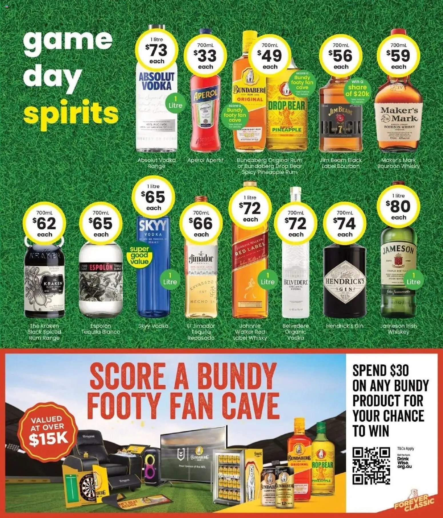 The Bottle-O catalogue from 14/09/2026 Good value booze for good value fans 14/09