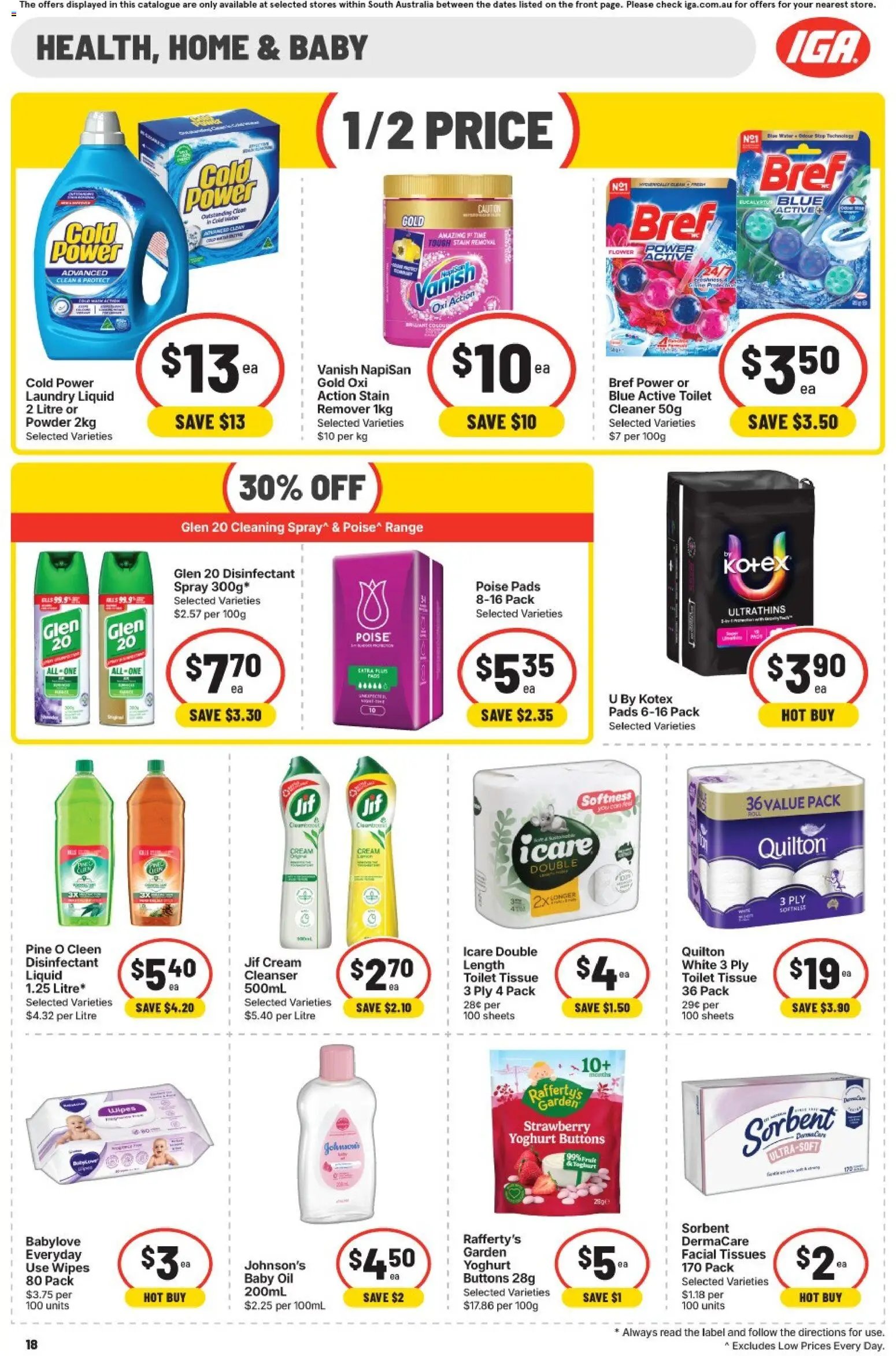 IGA catalogue from 30/09/2026 IGA catalogue Leabrook