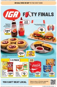 IGA catalogue from 30/09/2026 IGA catalogue Leabrook