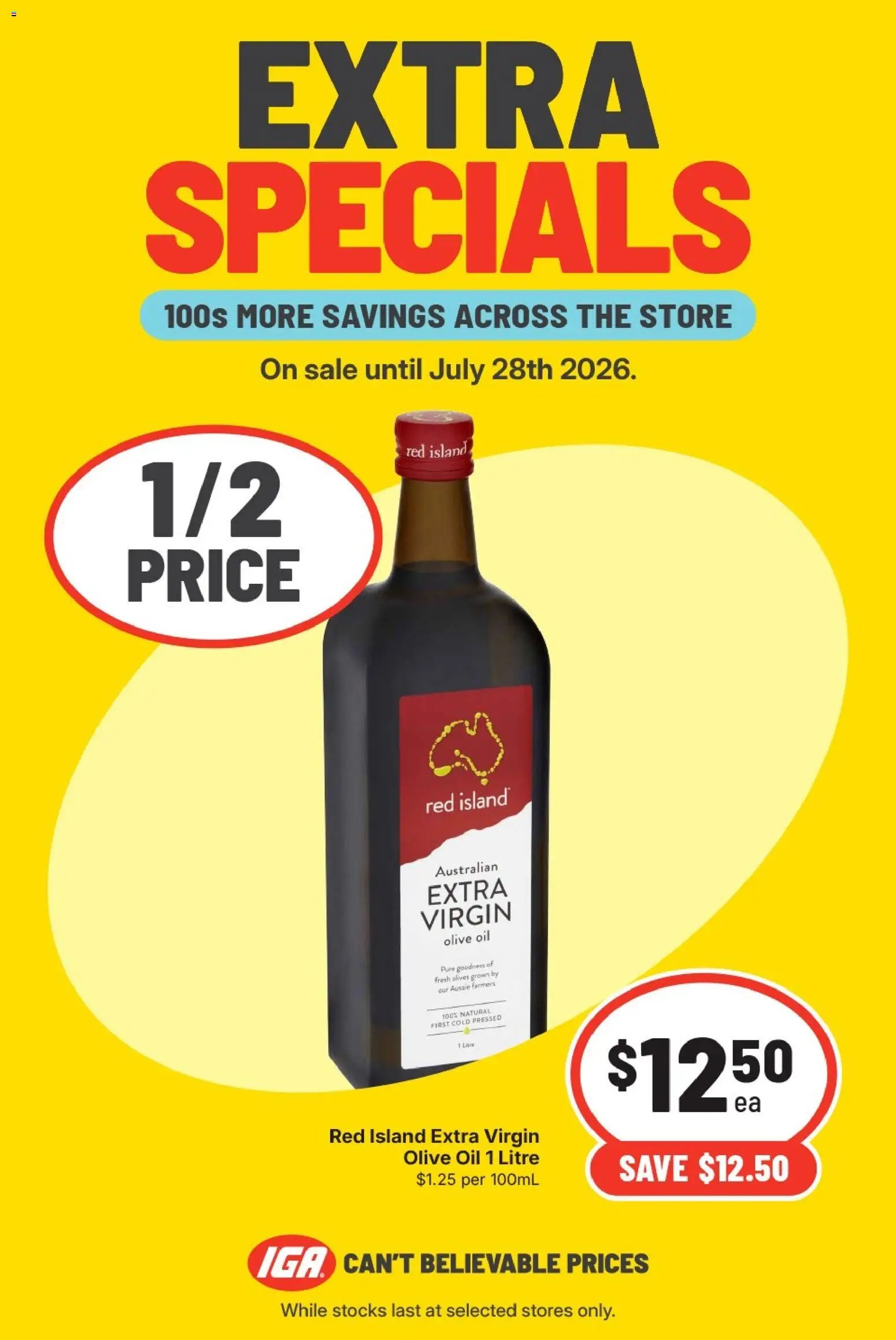 IGA catalogue from 28/07/2026 IGA Extra Specials NSW