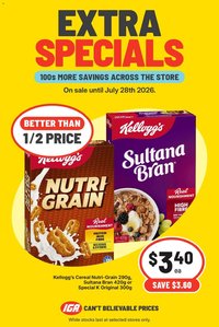 IGA catalogue from 28/07/2026 IGA Extra Specials NSW