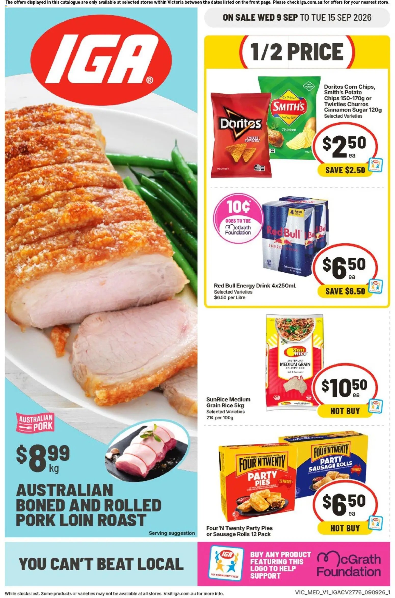 IGA catalogue from 09/09/2026 IGA catalogue Coburg
