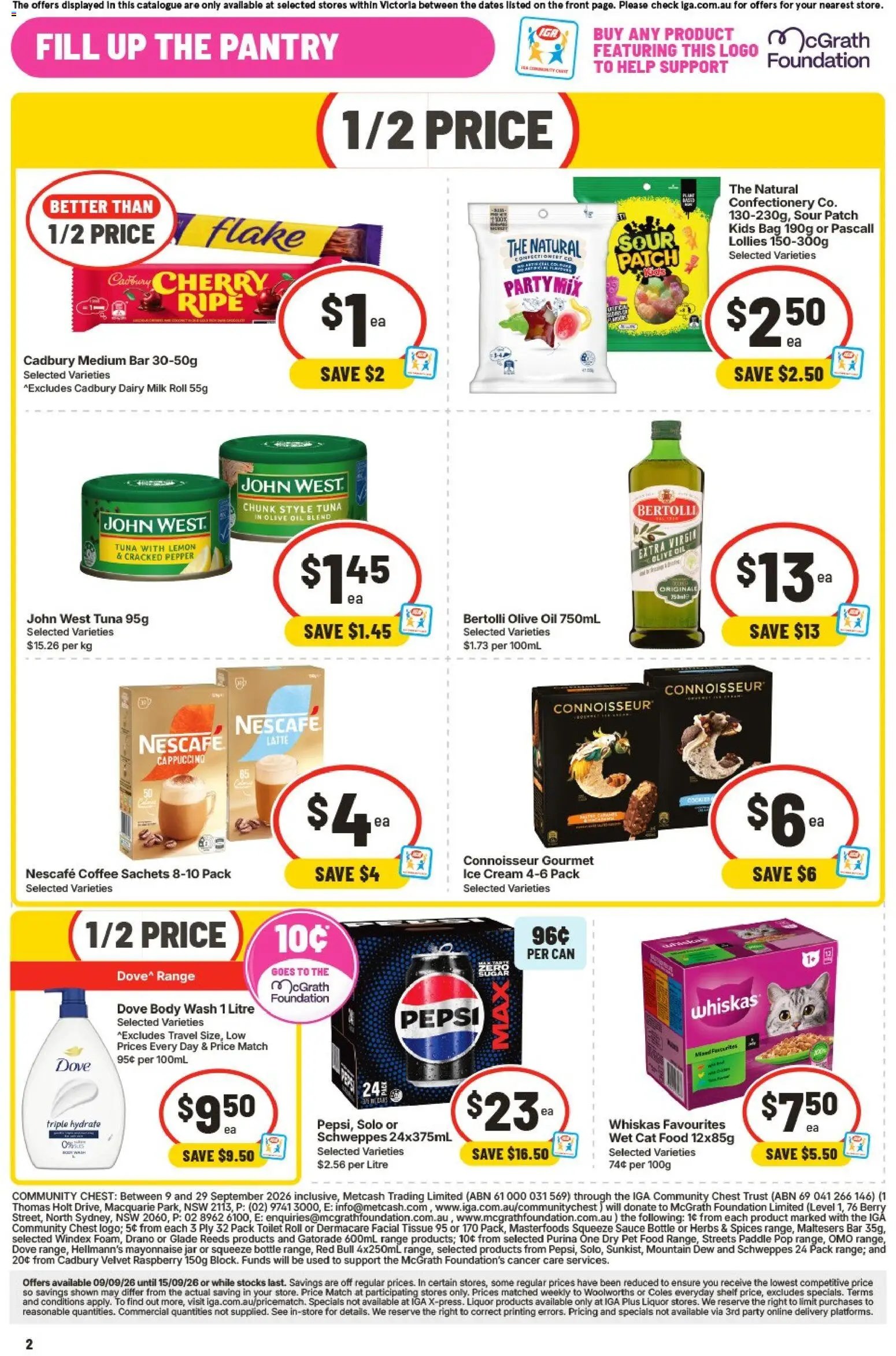 IGA catalogue from 09/09/2026 IGA catalogue Coburg