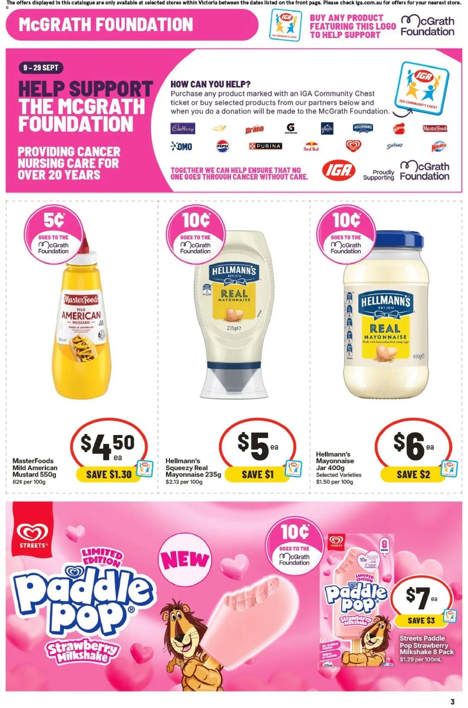 IGA catalogue from 09/09/2026 IGA catalogue Coburg