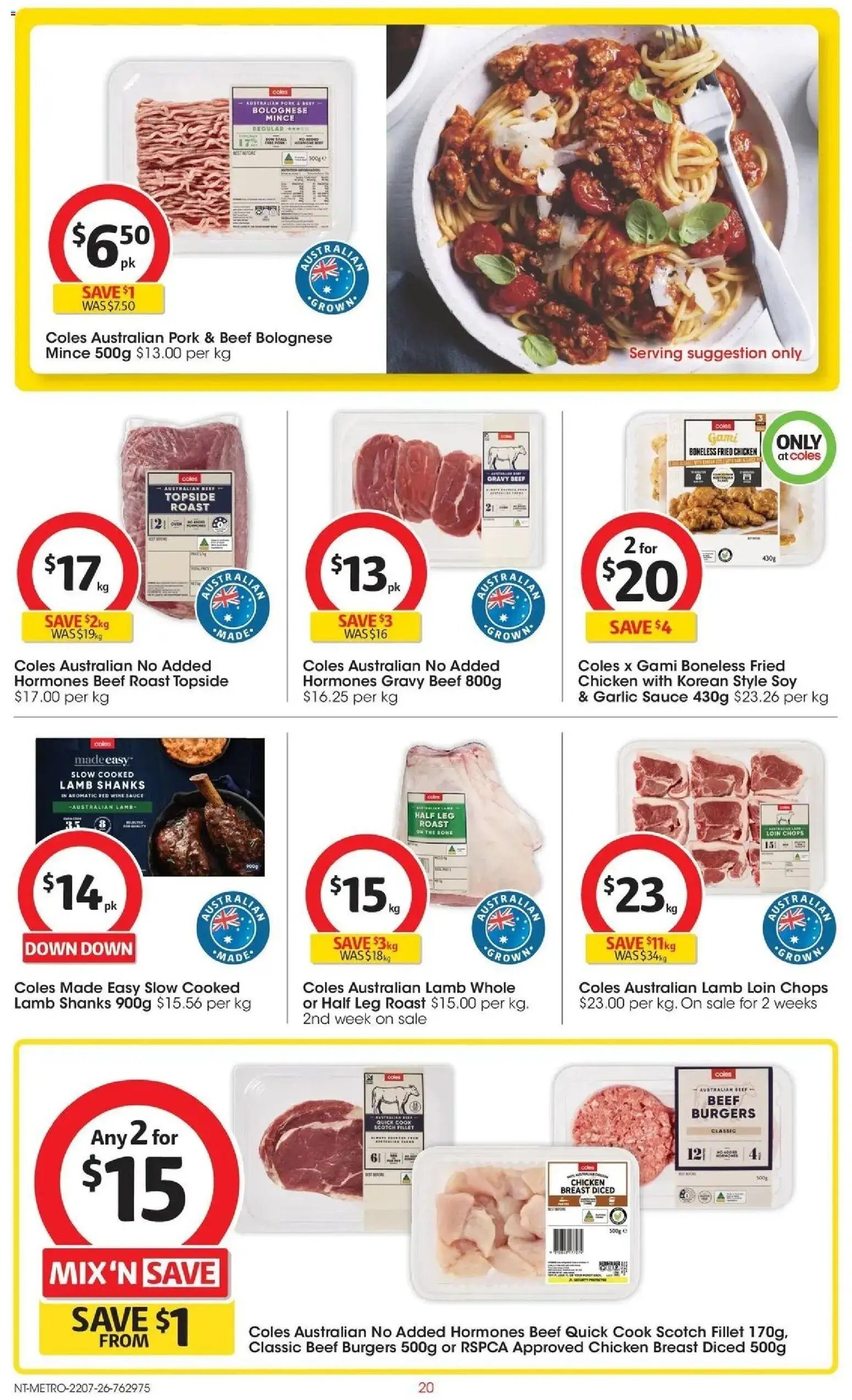 Coles catalogue from 22/07/2026 Coles catalogue NT