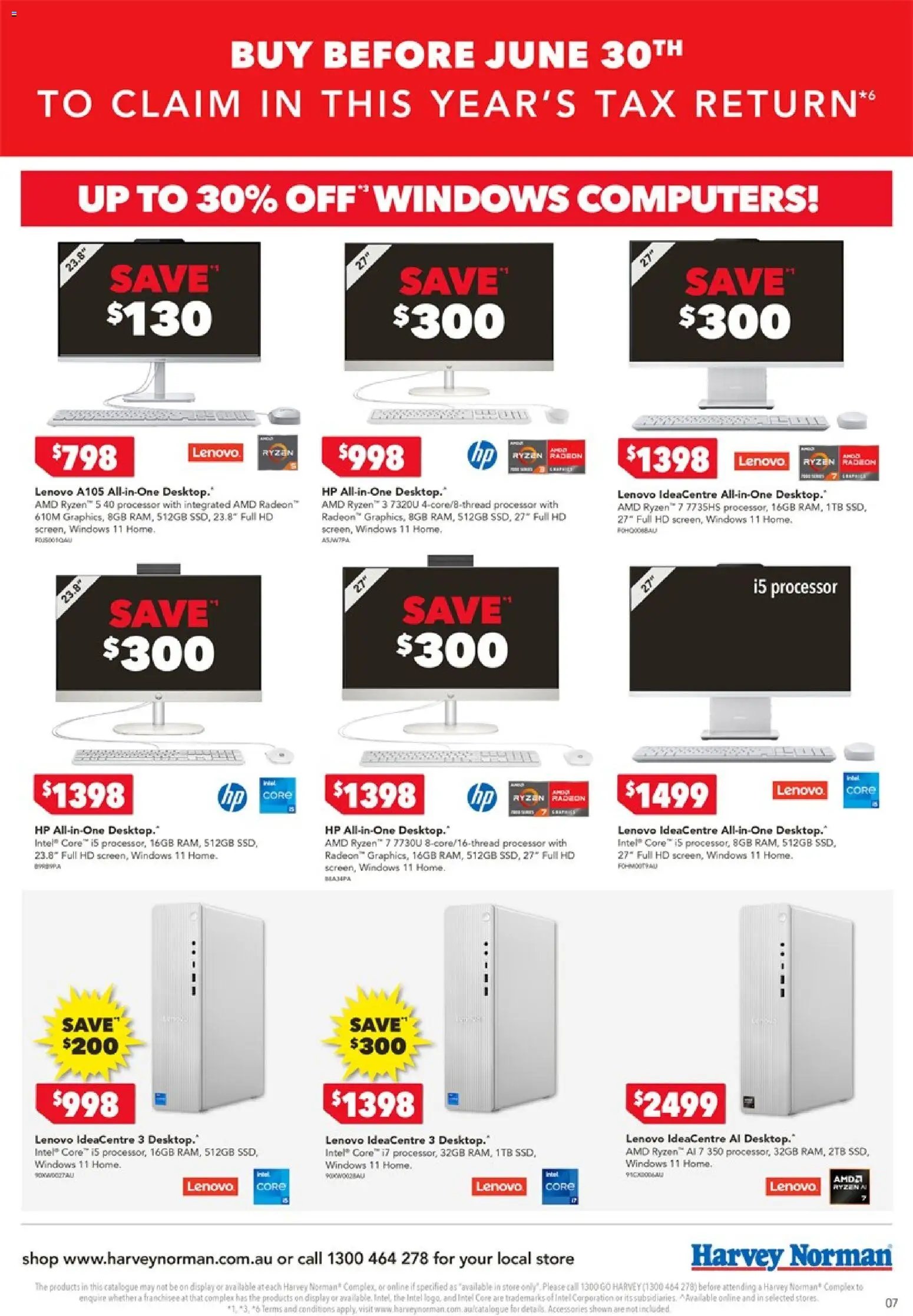 Harvey Norman catalogue from 19/06/2026 Harvey Norman Tax time deals