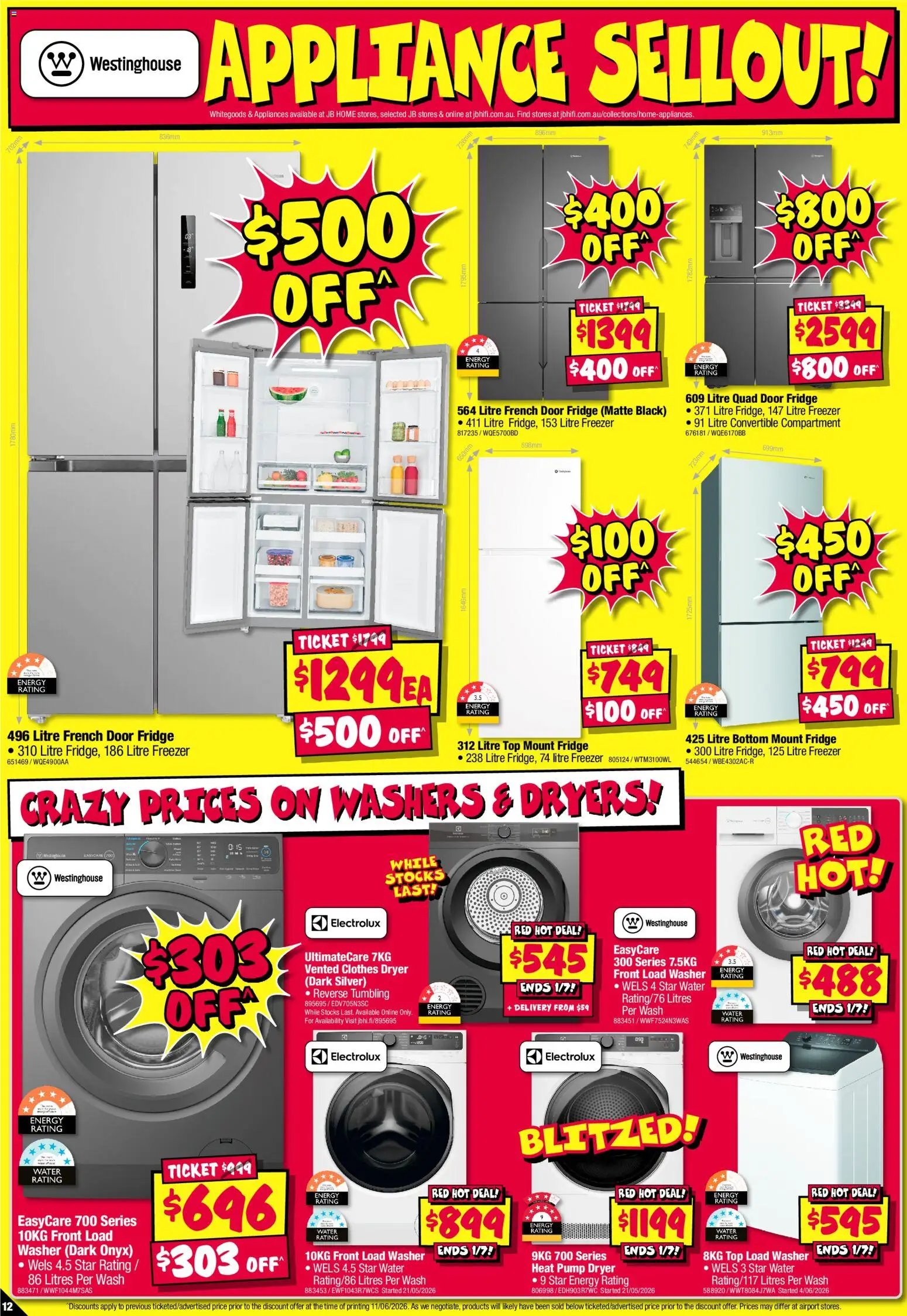 JB Hi-Fi catalogue from 18/06/2026 JB Hi-Fi - Home Appliance Sellout