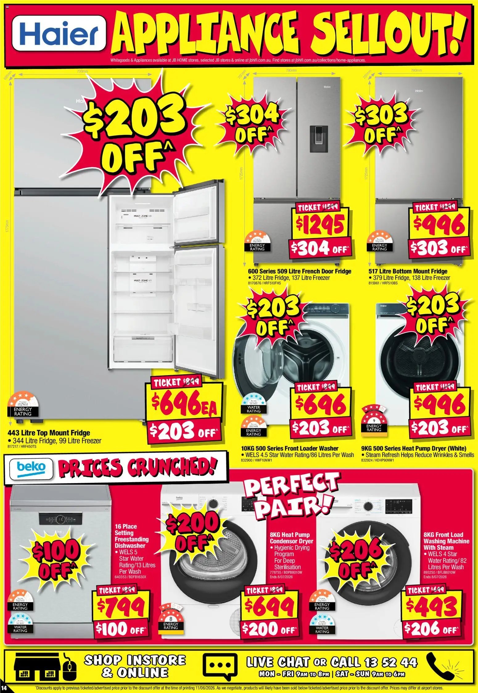 JB Hi-Fi catalogue from 18/06/2026 JB Hi-Fi - Home Appliance Sellout
