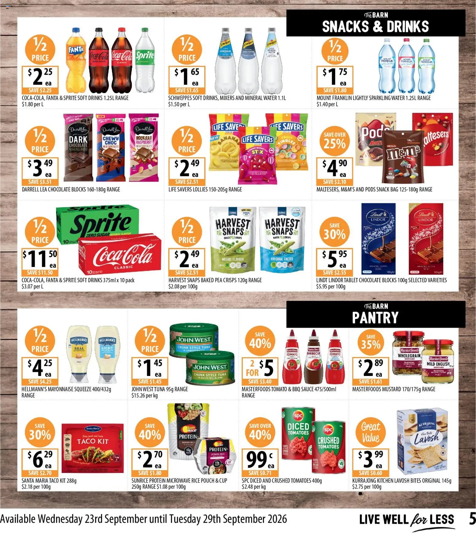 Supabarn catalogue from 23/09/2026 Supabarn catalogue