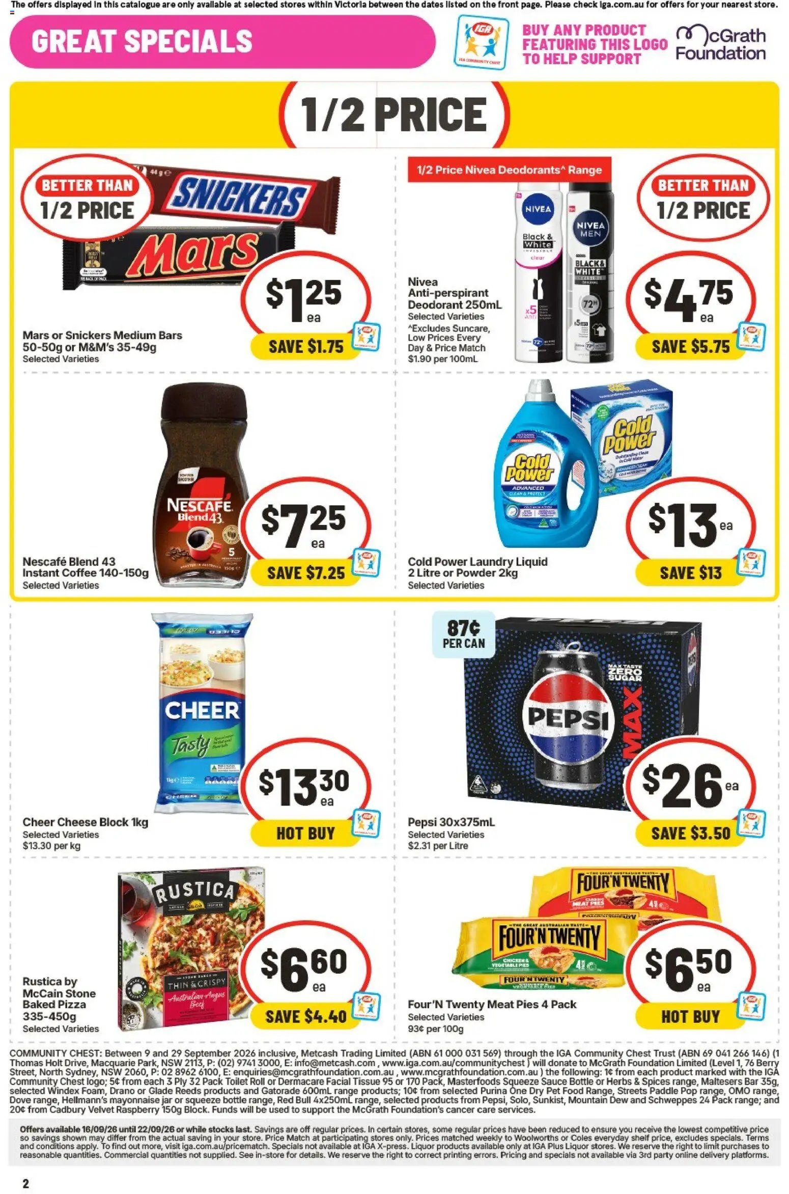 IGA catalogue from 16/09/2026 IGA catalogue Coburg