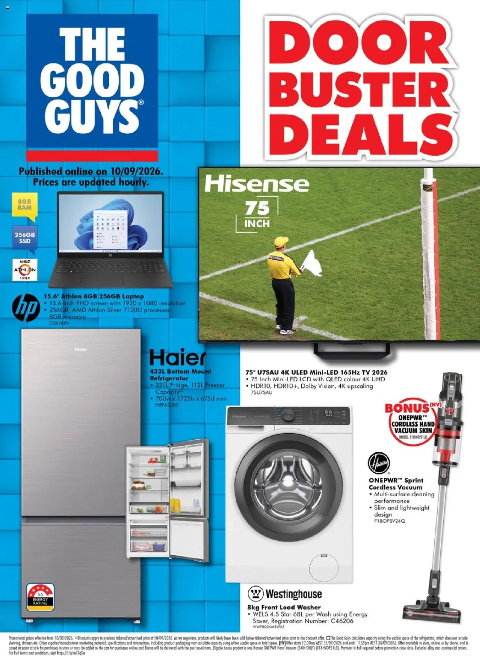 The Good Guys catalogue from 10/09/2026 The Good Guys catalogue