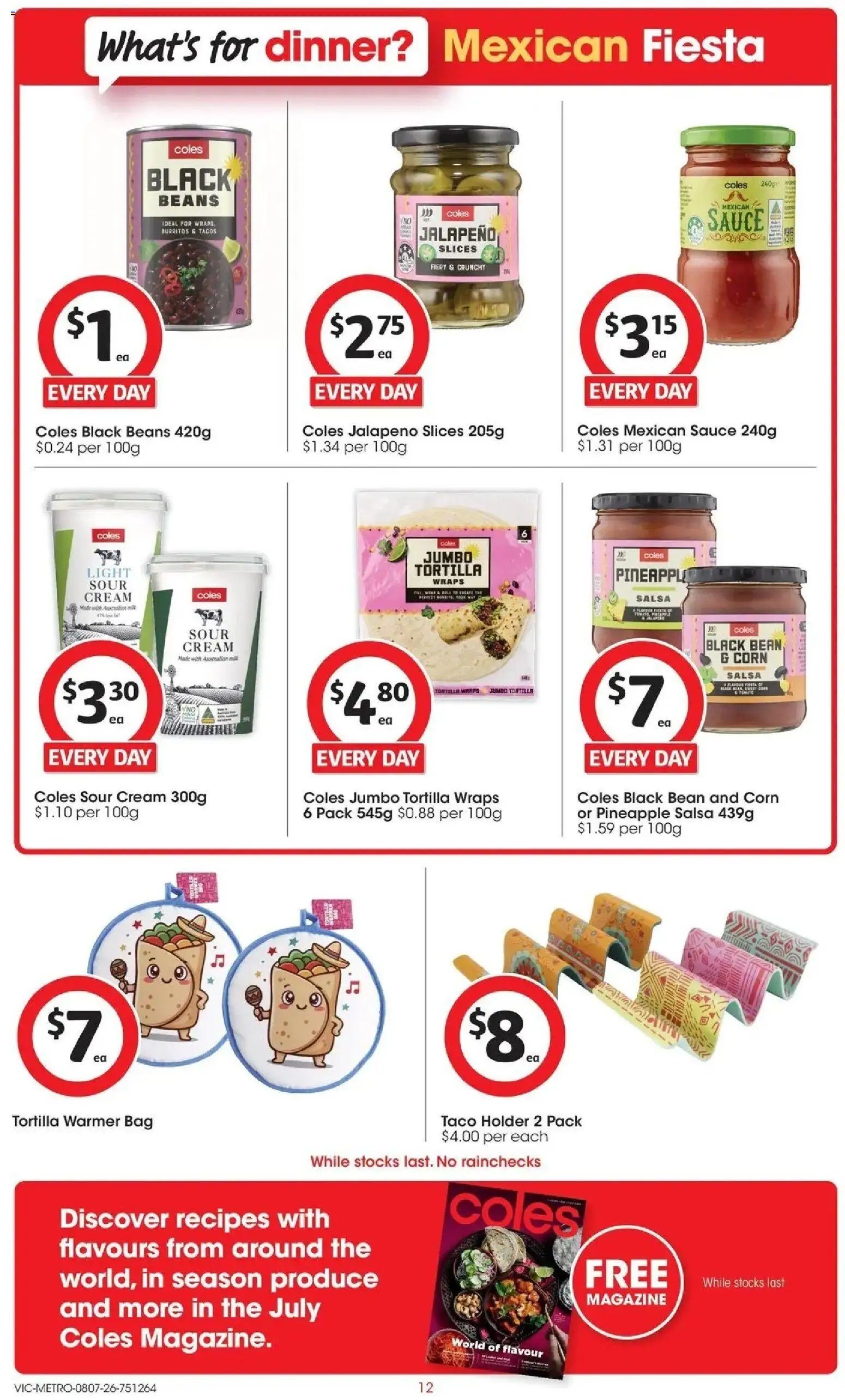 Coles catalogue from 07/07/2026 Coles Catalogue - 8th July