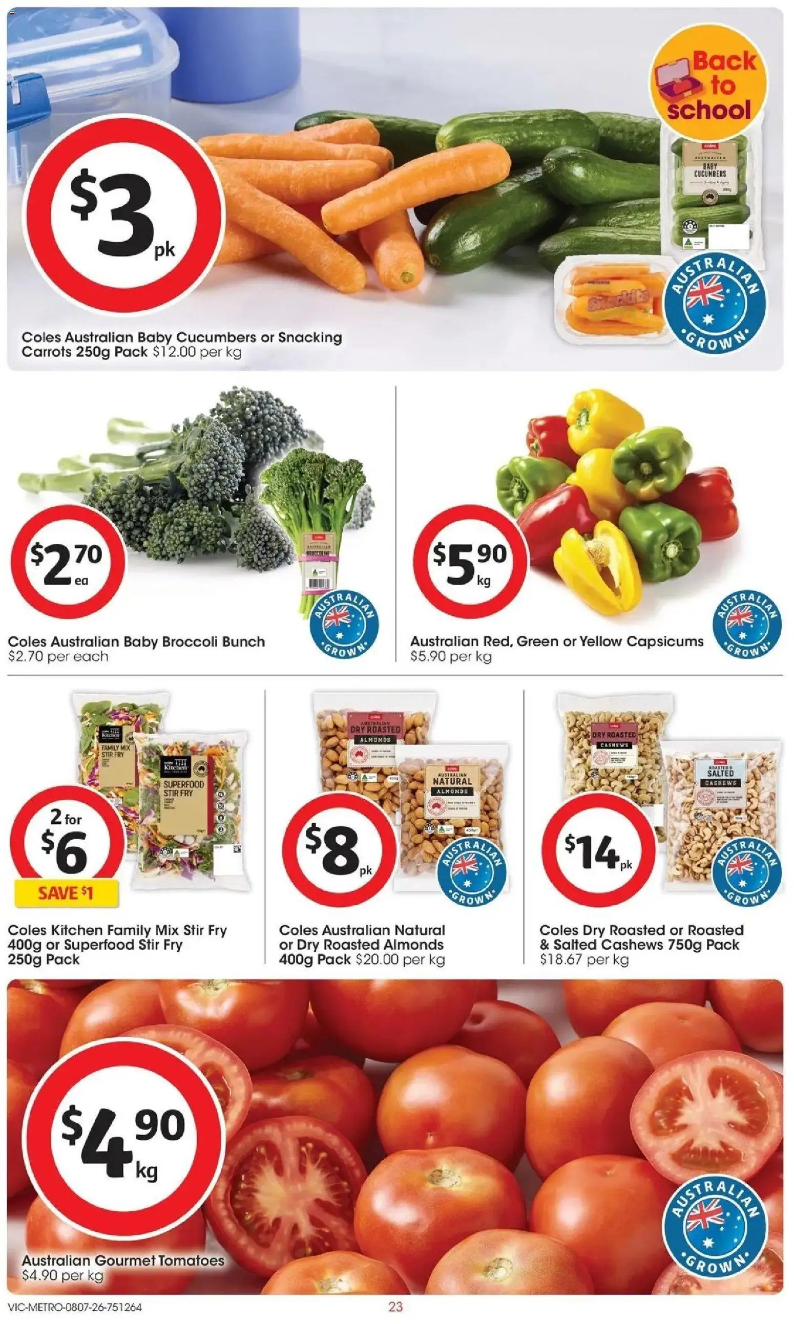 Coles catalogue from 07/07/2026 Coles Catalogue - 8th July