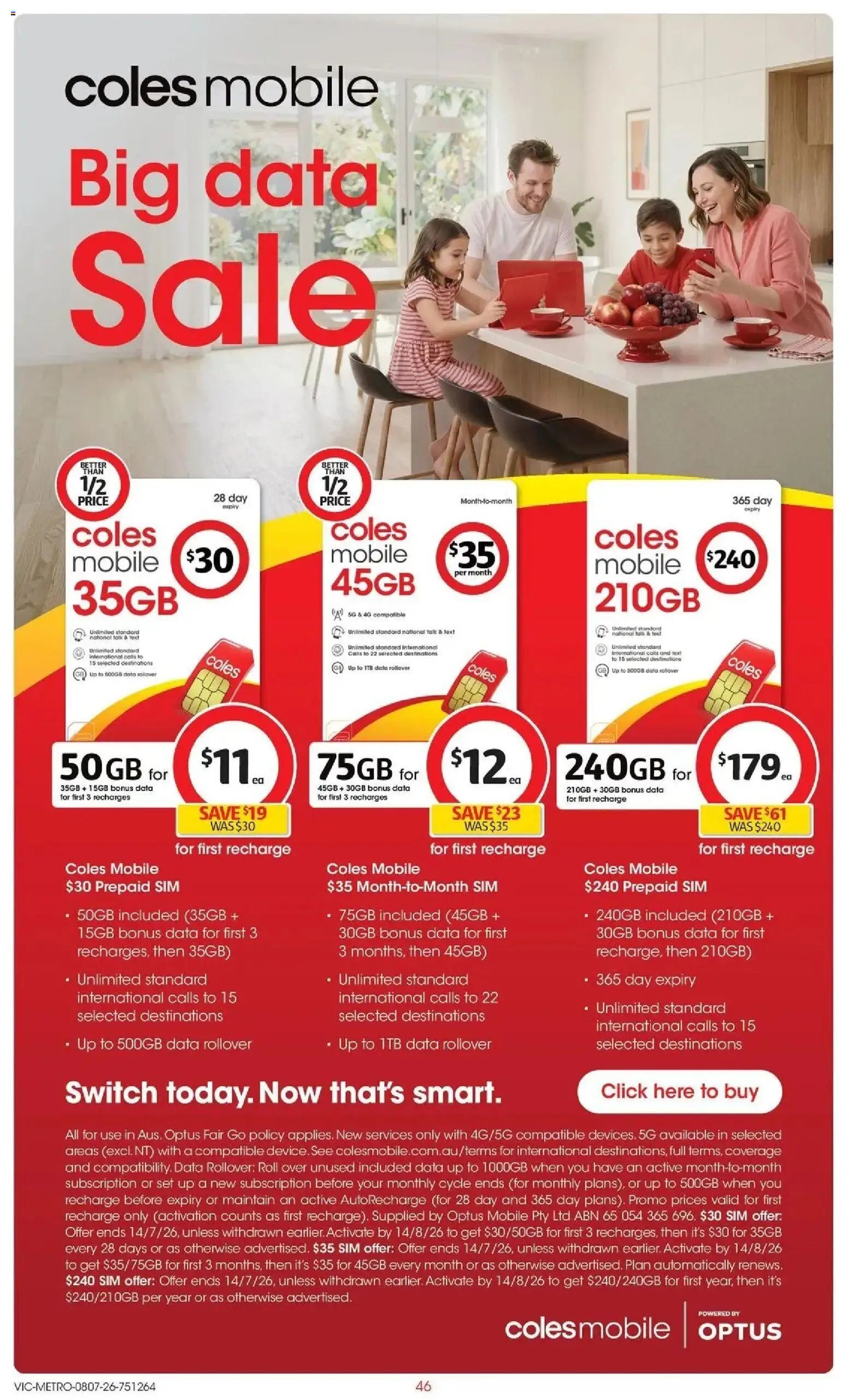 Coles catalogue from 07/07/2026 Coles Catalogue - 8th July