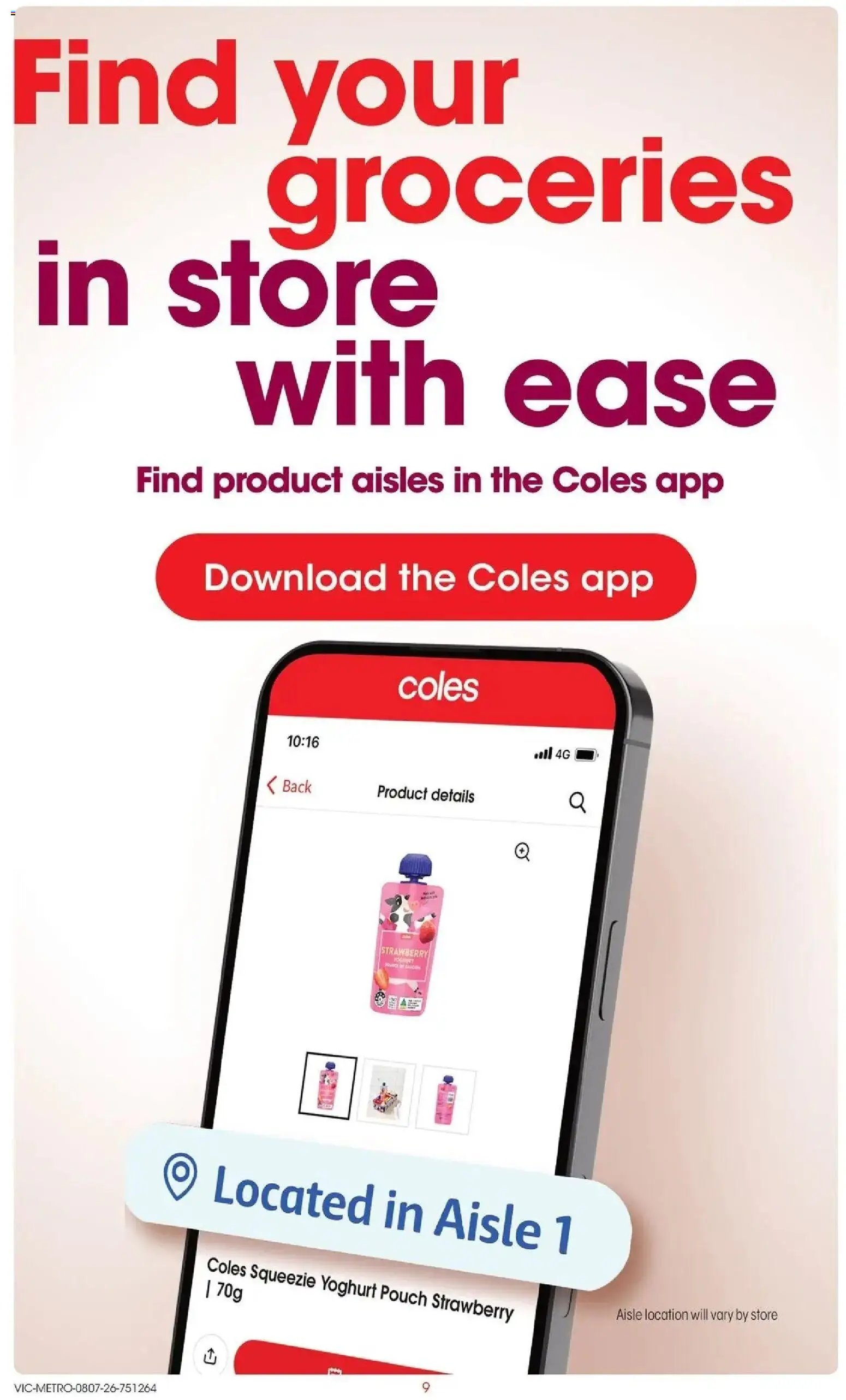 Coles catalogue from 07/07/2026 Coles Catalogue - 8th July