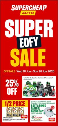 Supercheap Auto catalogue from 10/06/2026 Supercheap Auto catalogue