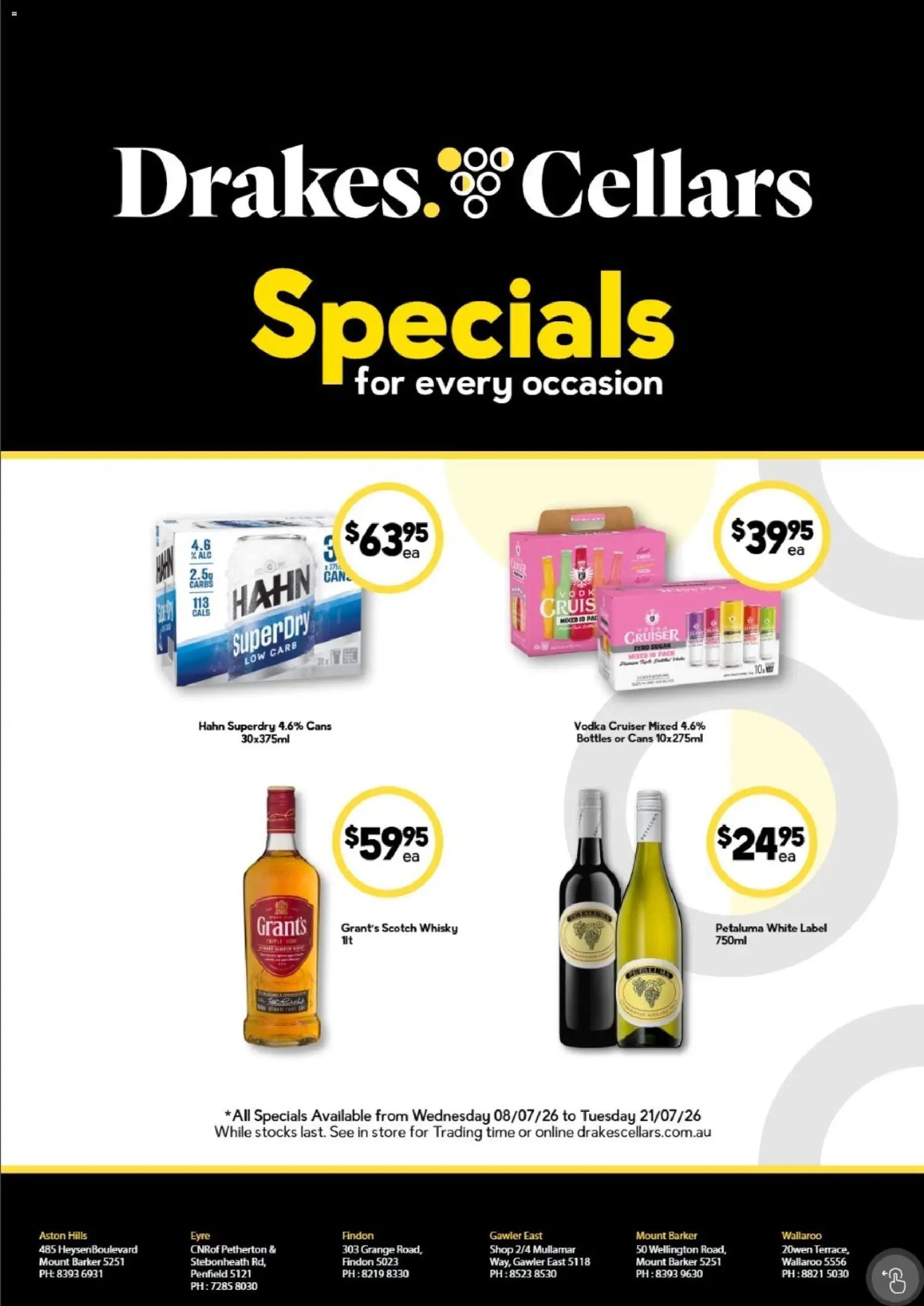 Drakes catalogue from 08/07/2026 Drakes Specials