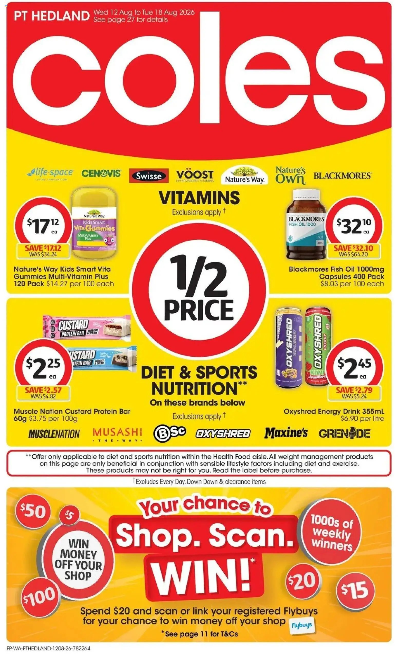 Coles catalogue from 12/08/2026 Coles catalogue PT Hedland
