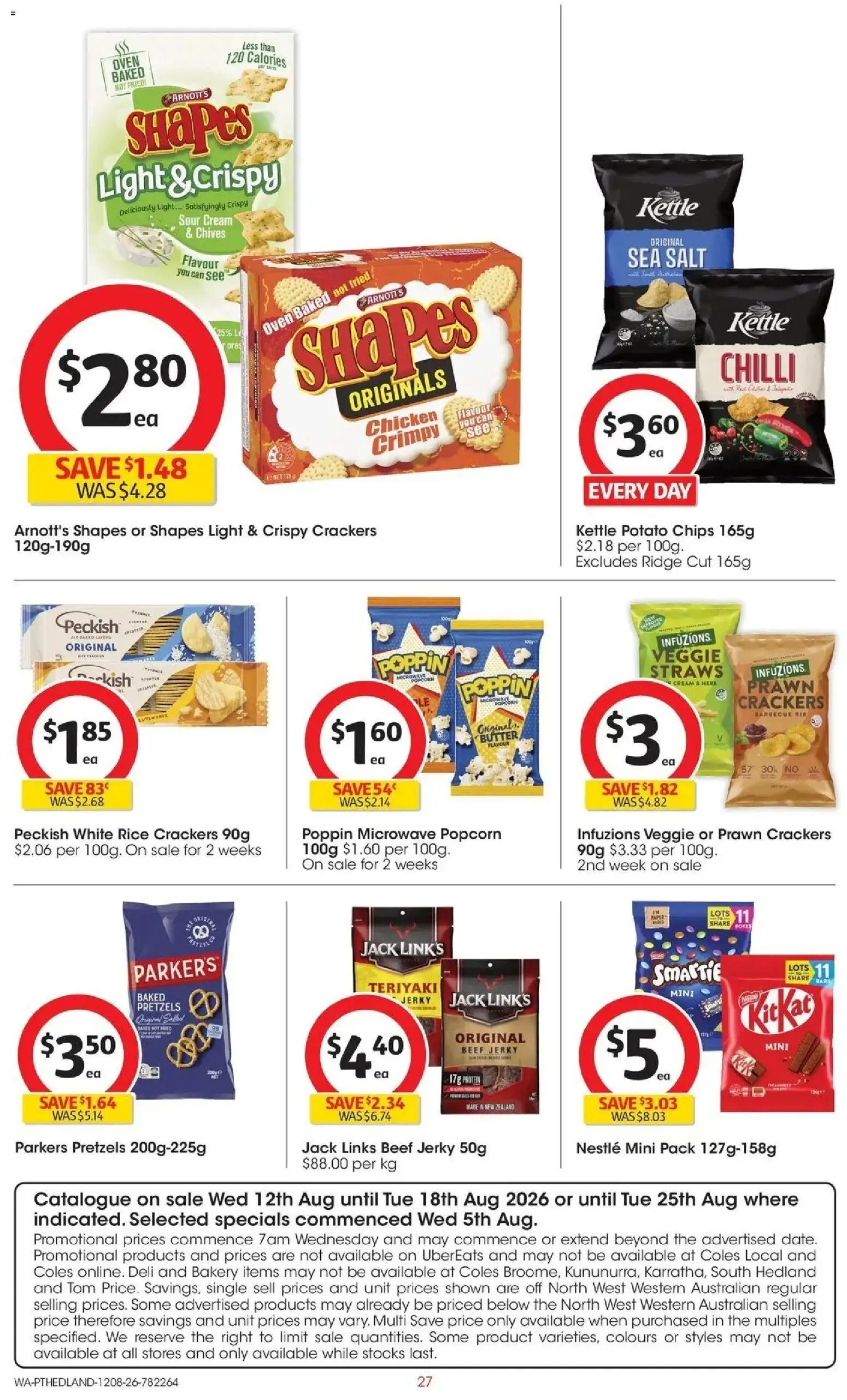 Coles catalogue from 12/08/2026 Coles catalogue PT Hedland